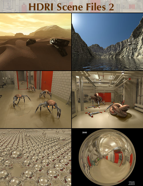 HDRI Scene Files 2 by: Horo, 3D Models by Daz 3D
