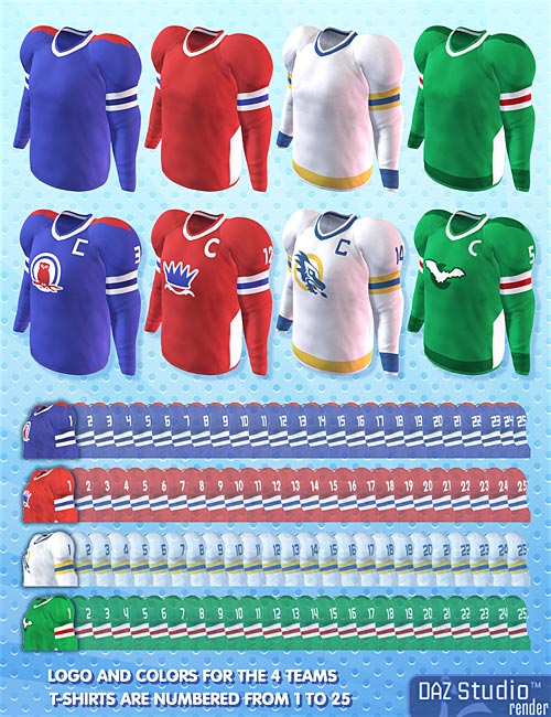 Real Hockey M4 Real Hockey M4 by: Andrey Pestryakov, 3D Models by Daz 3D