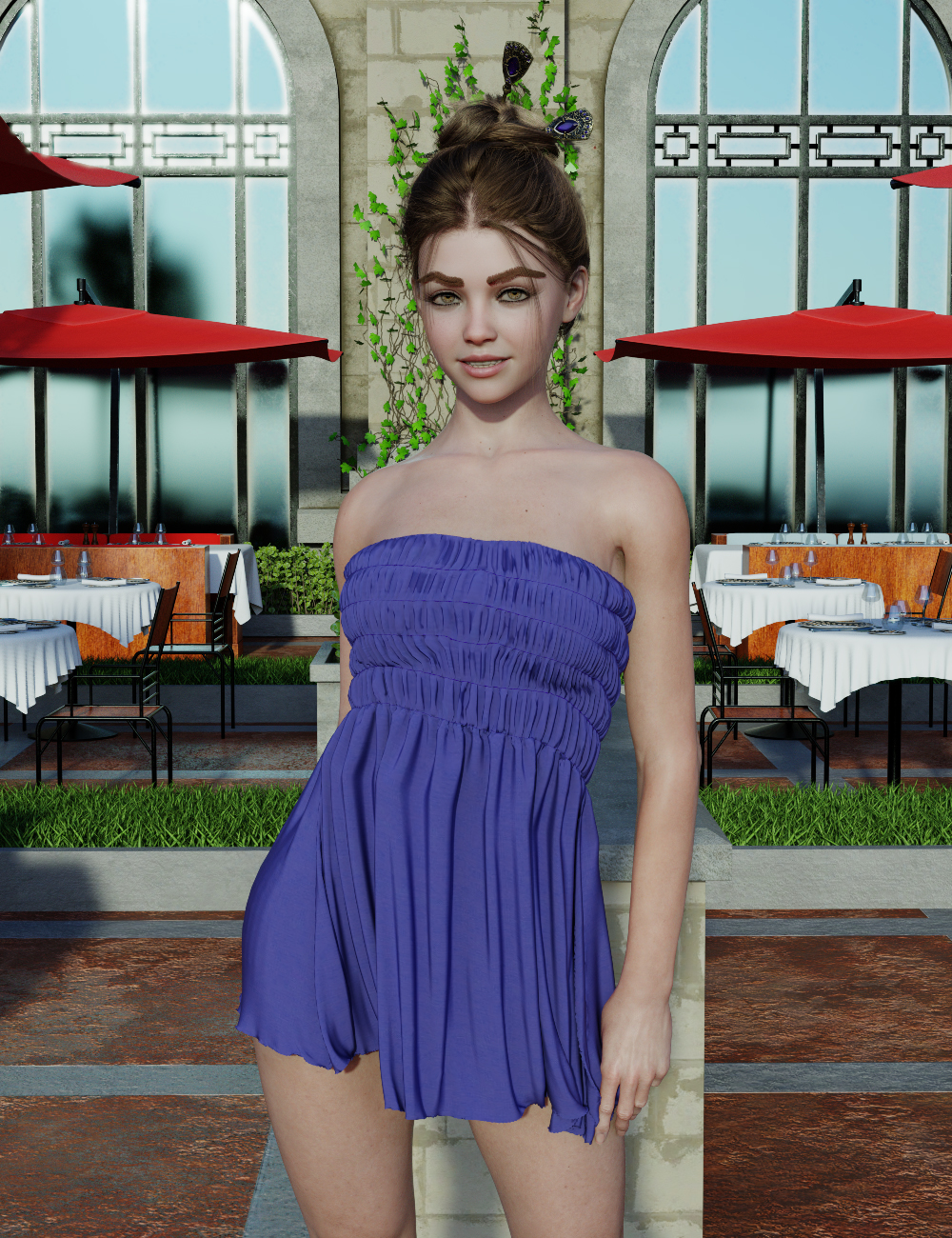 MGAB Corena HD for Genesis 9 by: MarcosGAB, 3D Models by Daz 3D