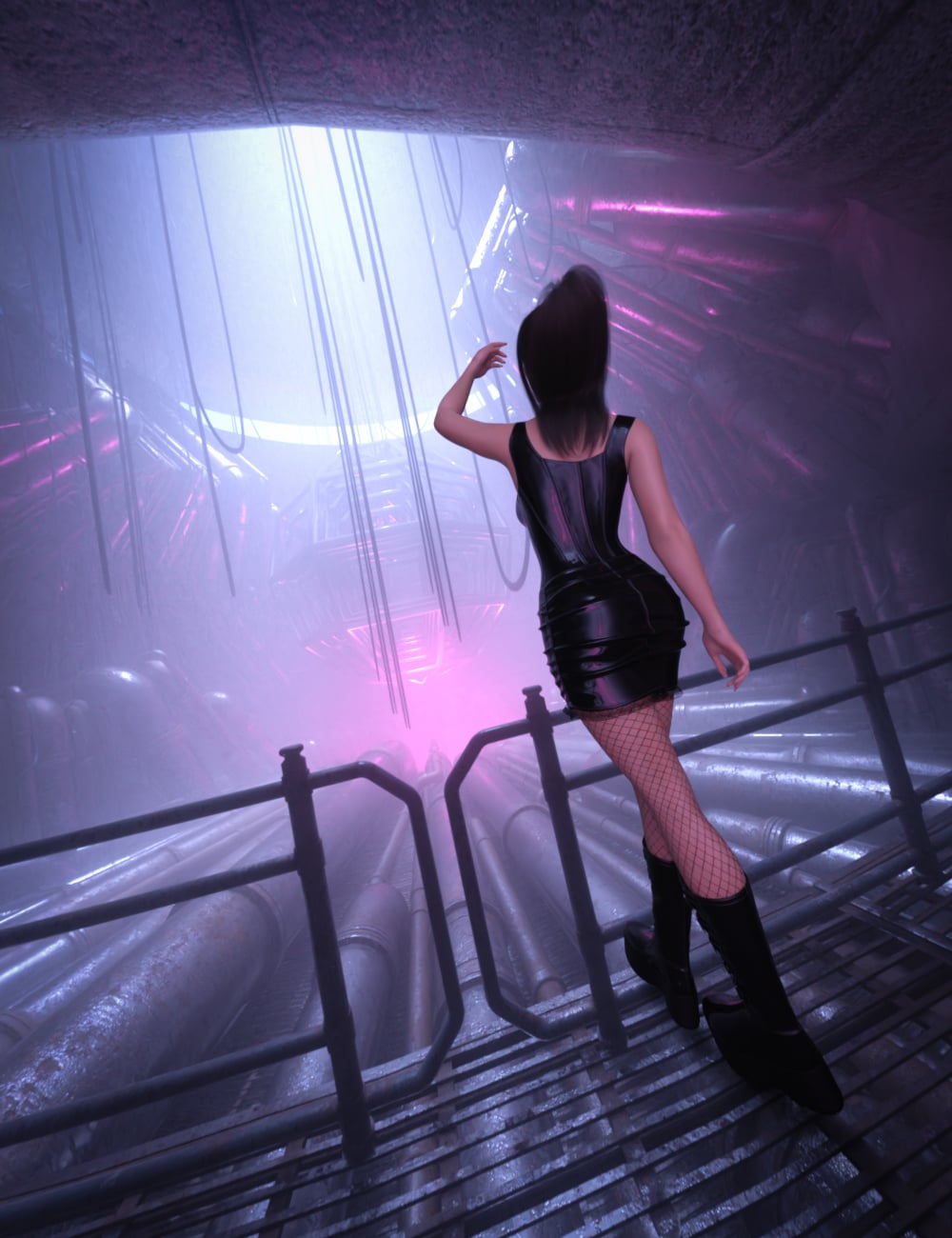 Dark Sci-Fi HDRI Set by: Dreamlight, 3D Models by Daz 3D