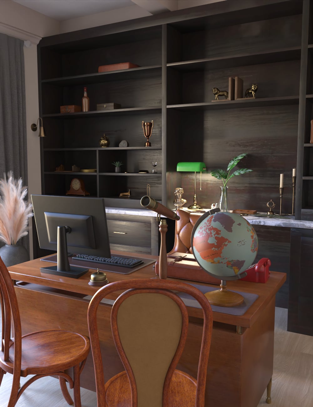 FG College Deans Office by: IronmanFugazi1968, 3D Models by Daz 3D