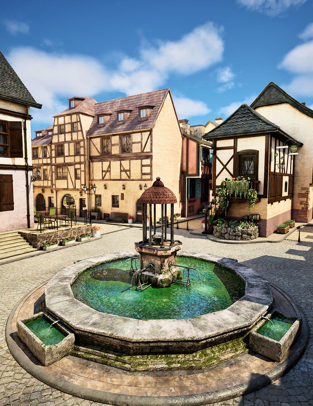 XI French Countryside by: Xivon, 3D Models by Daz 3D