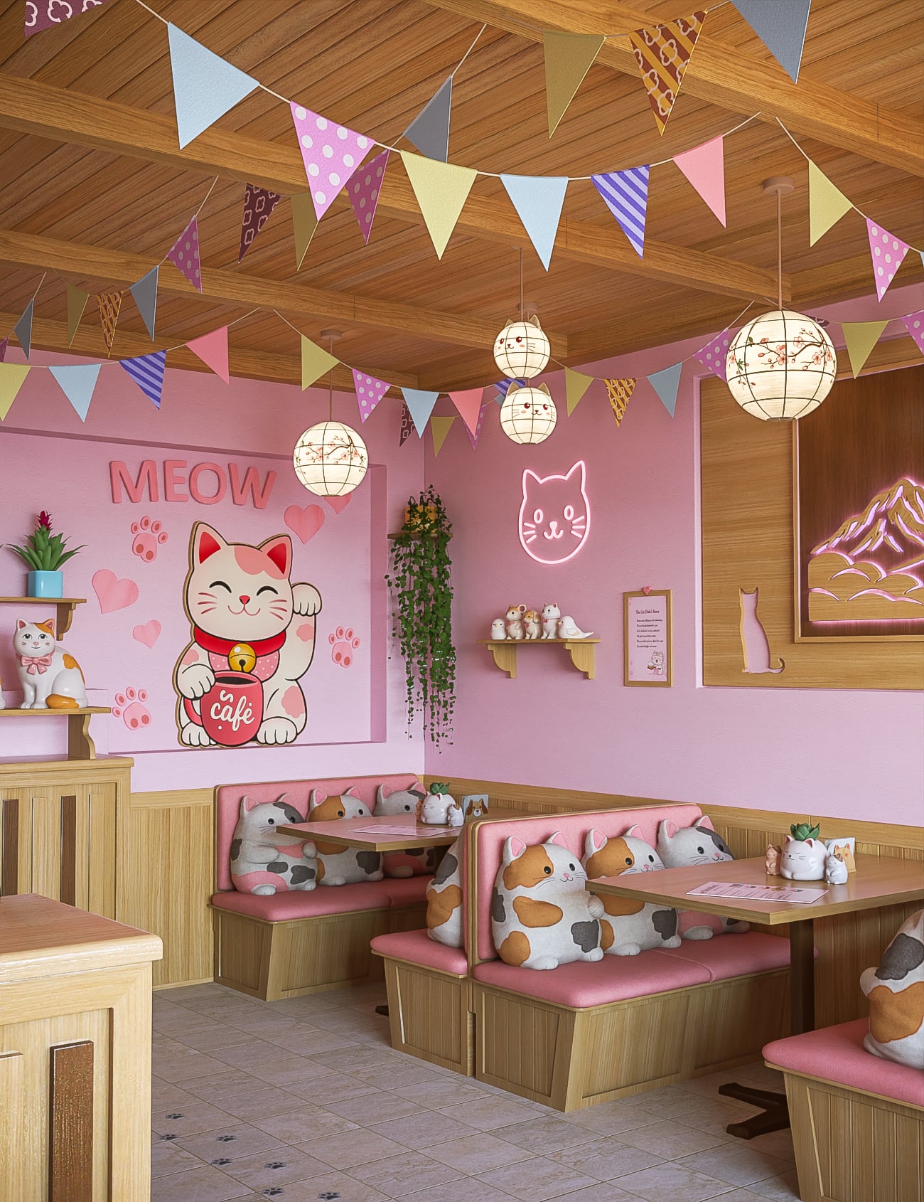 SE Nekobimi Cafe by: Space Elsa, 3D Models by Daz 3D
