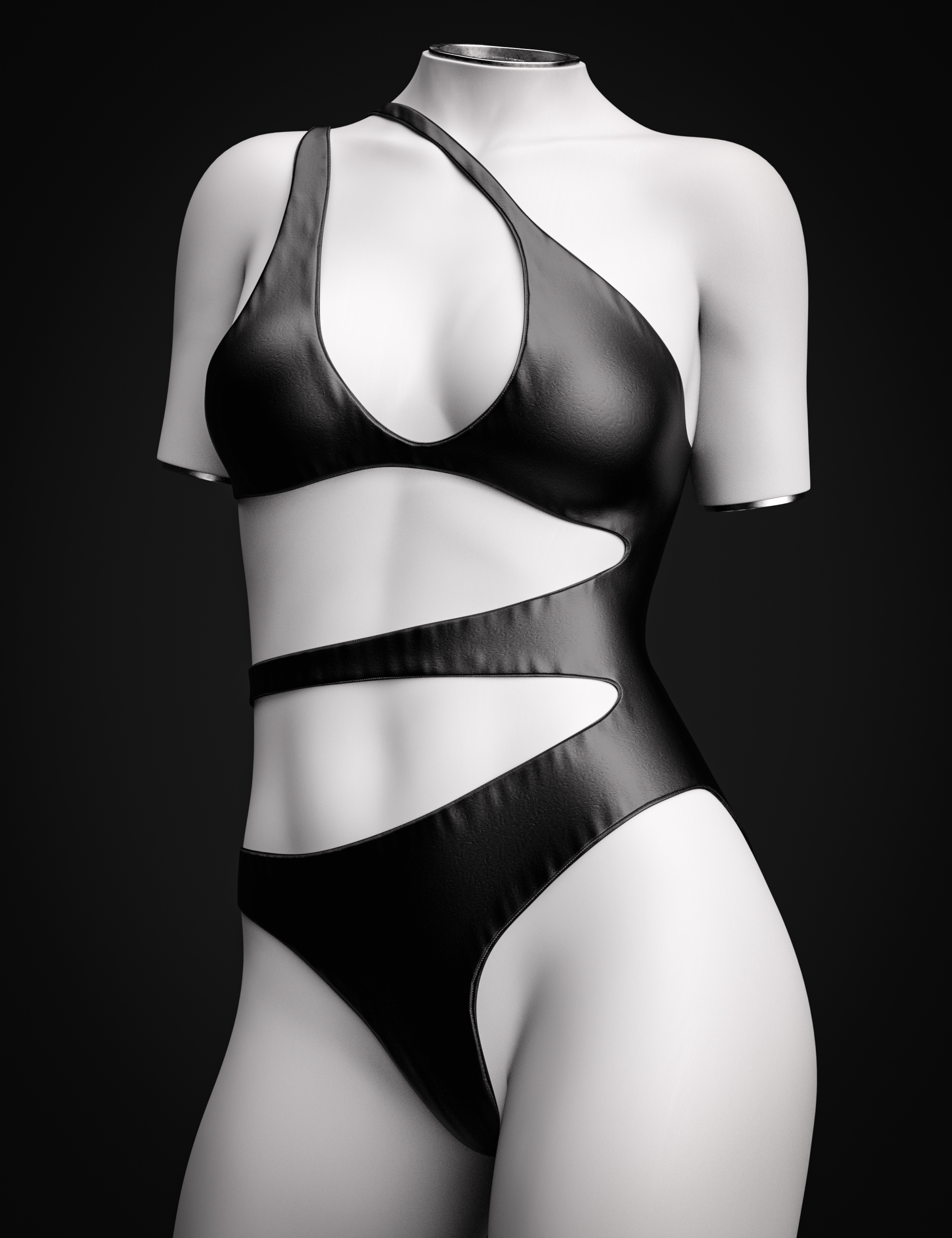 AH Zaya Bodysuit Outfit For Genesis 9, 8 and 8.1 Female by: Avatar Haven, 3D Models by Daz 3D