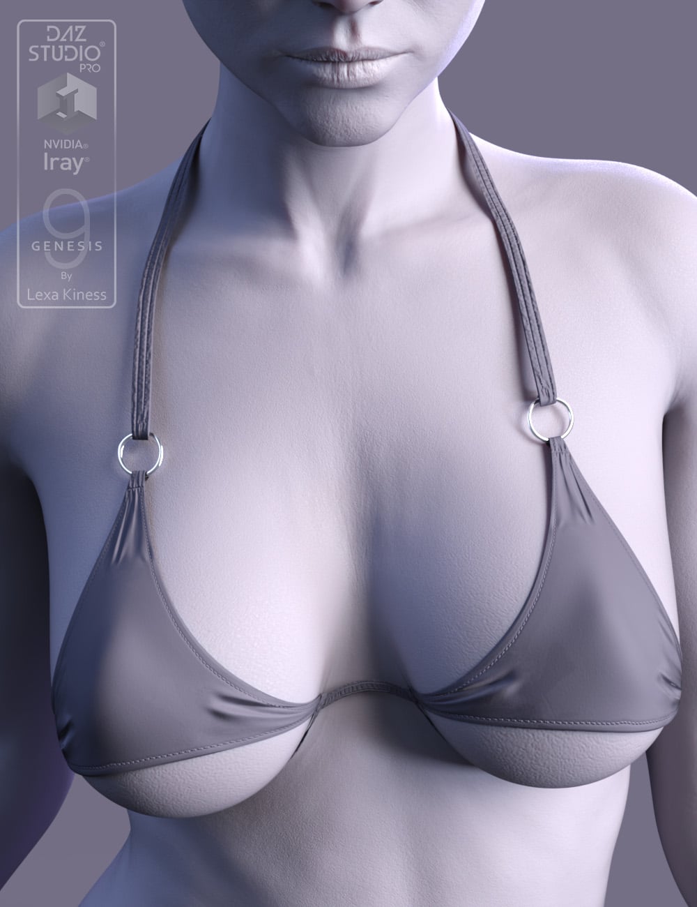 LK Chest Kit - HD Soft Features for Genesis 9 - Merchant Resource by: Lexa Kiness, 3D Models by Daz 3D