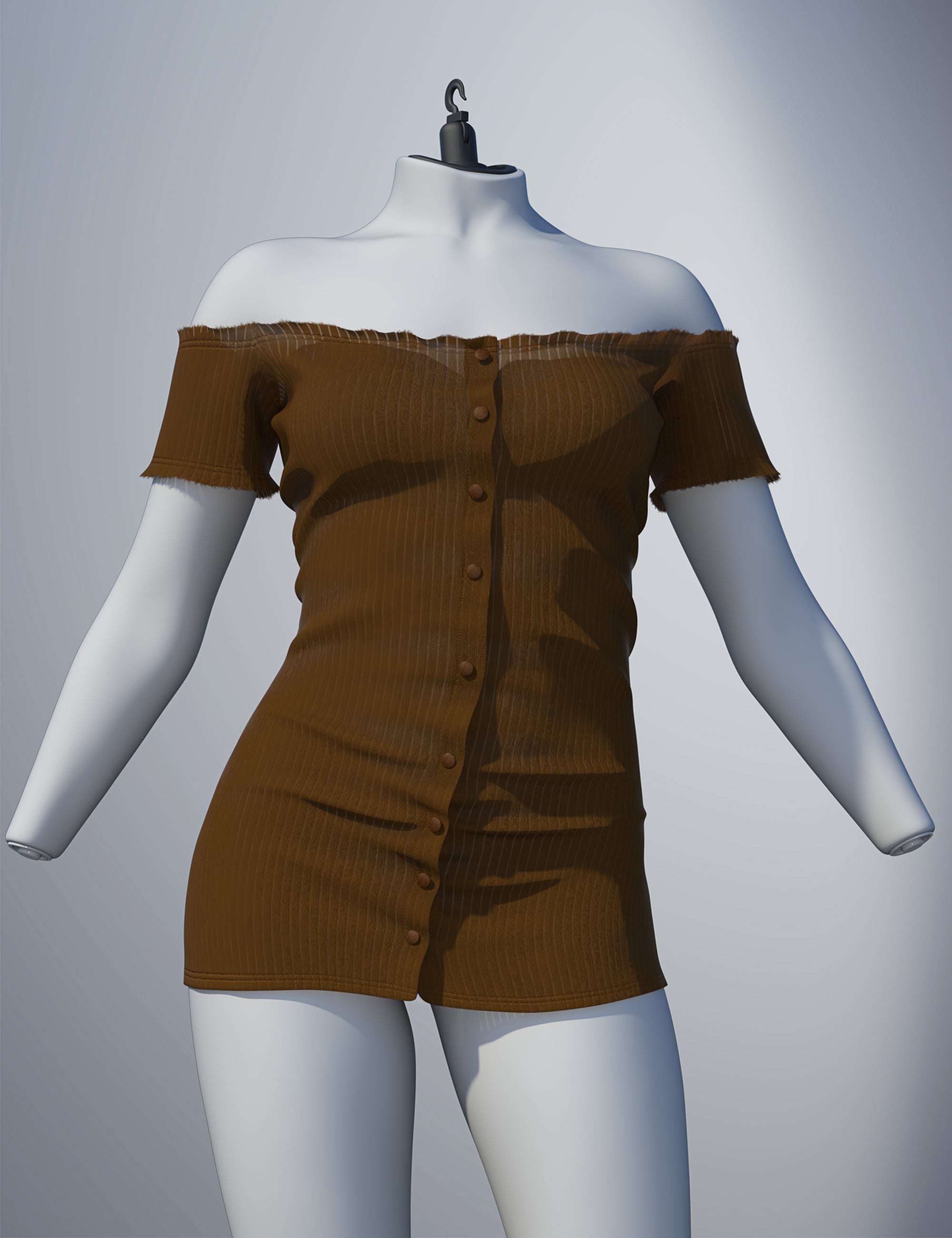 dForce SU Hot Girl Dress for Genesis 9 by: Sue Yee, 3D Models by Daz 3D