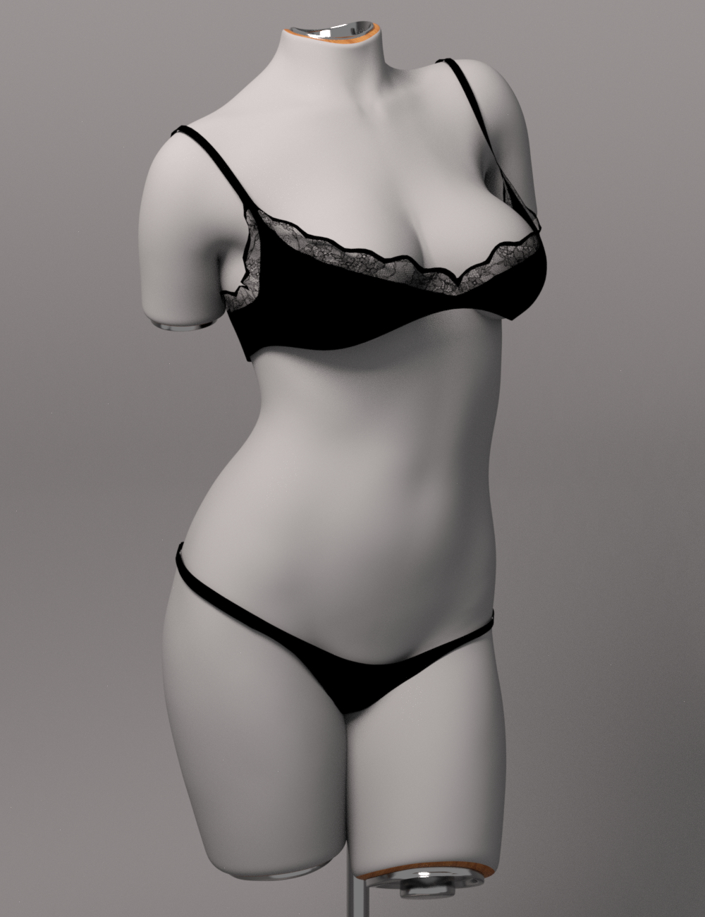 dForce EG RWXB Lace Lingerie Set for Genesis 9 by: Ergou, 3D Models by Daz 3D