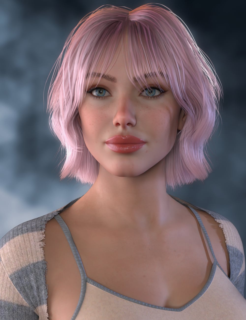 Kenzie Hair Expansion by: Propschick, 3D Models by Daz 3D