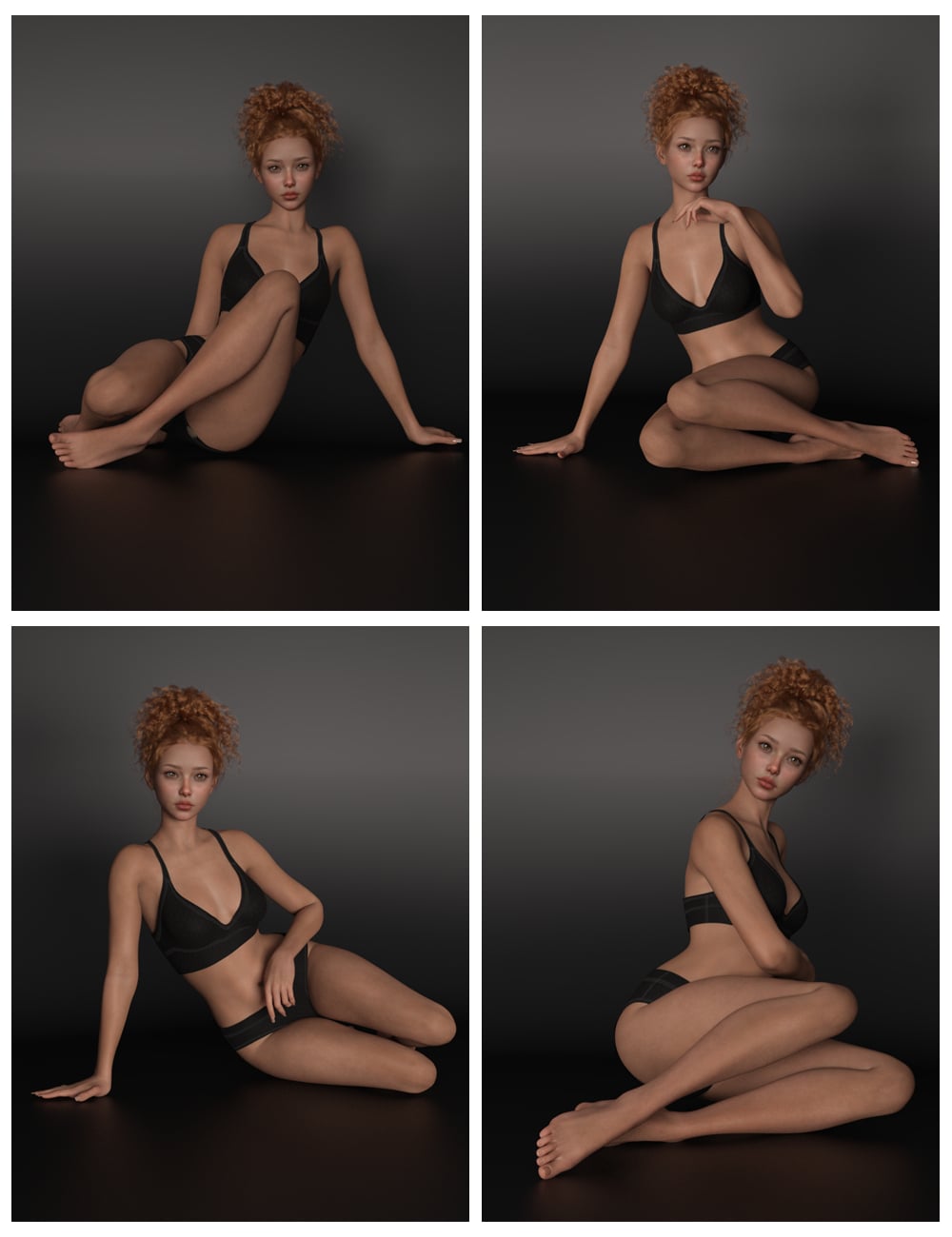 EG Lovely Poses 60 for Genesis 9 by: Ergou, 3D Models by Daz 3D