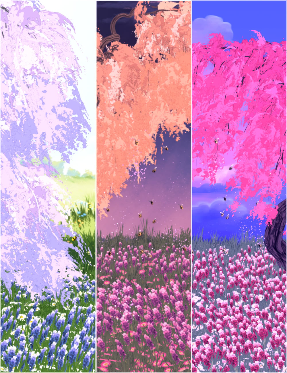 FilaToonBG Vivid Dreams by: vikike176, 3D Models by Daz 3D