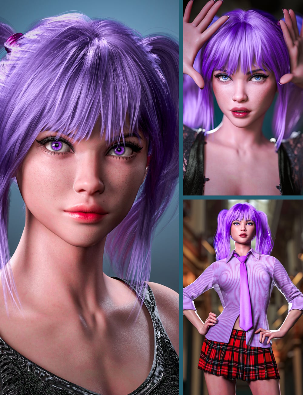 CJ Jinah HD For Genesis 9 by: Colm Jackson, 3D Models by Daz 3D