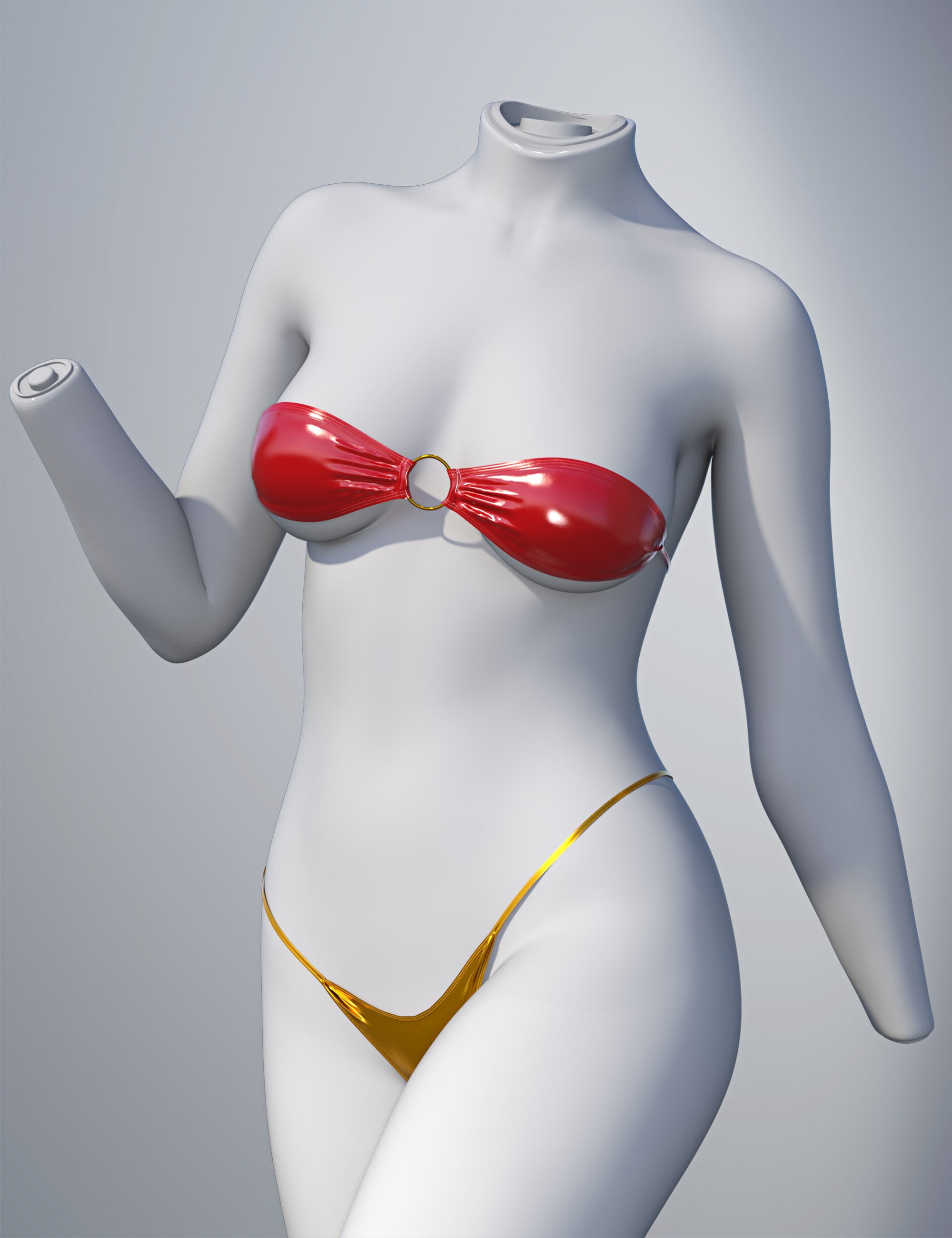 SU Sexy Mini Bikini for Genesis 9 by: Sue Yee, 3D Models by Daz 3D