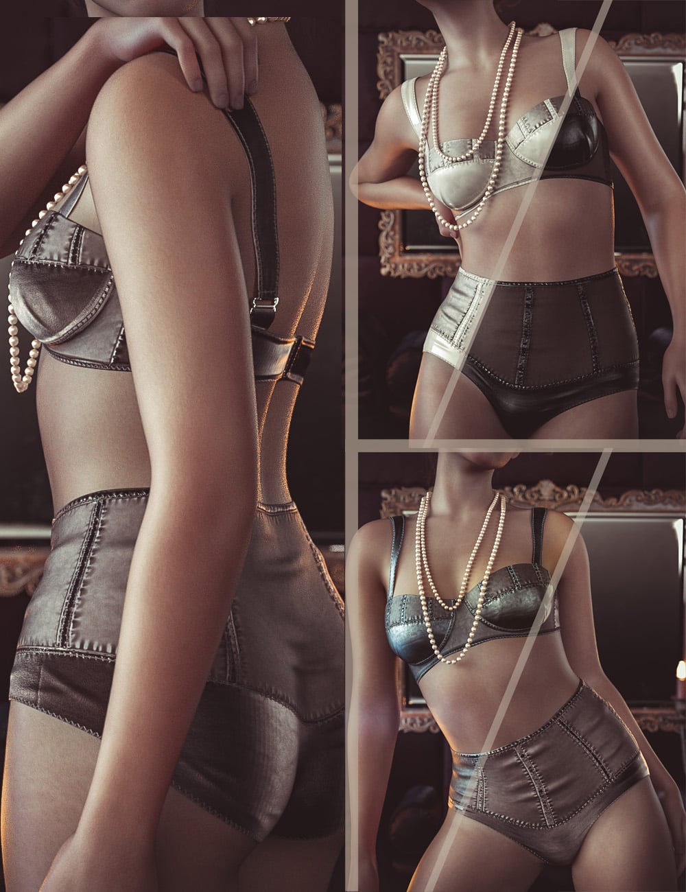 CB After Dark 06 Clothing Set and Texture Expansion Bundle by: CynderBlue, 3D Models by Daz 3D