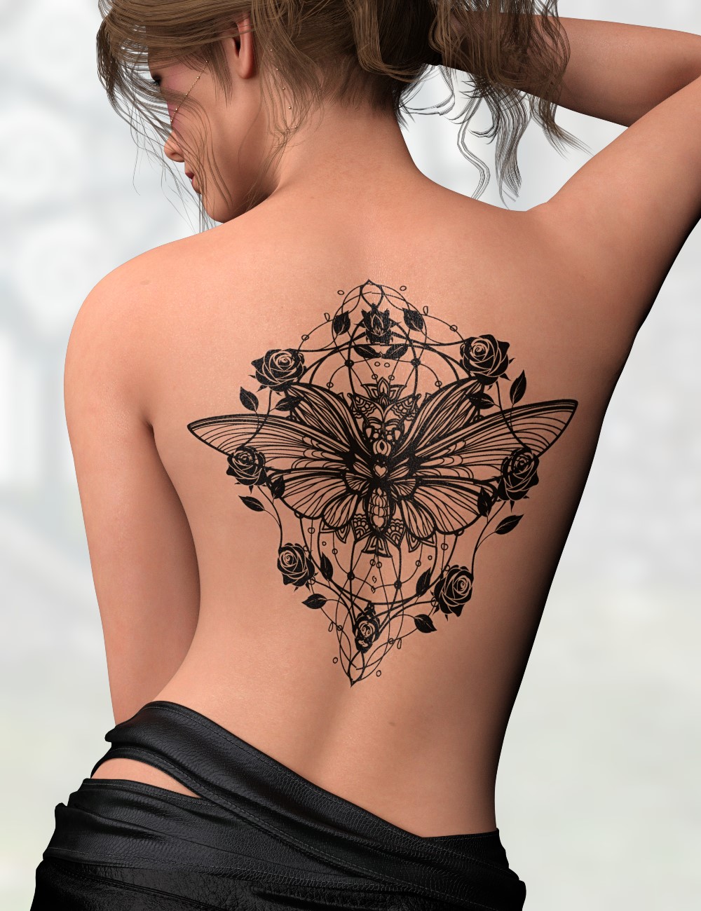 L3D TattooU - Inked Body Mix Match for Genesis 9 by: LUNA3D, 3D Models by Daz 3D