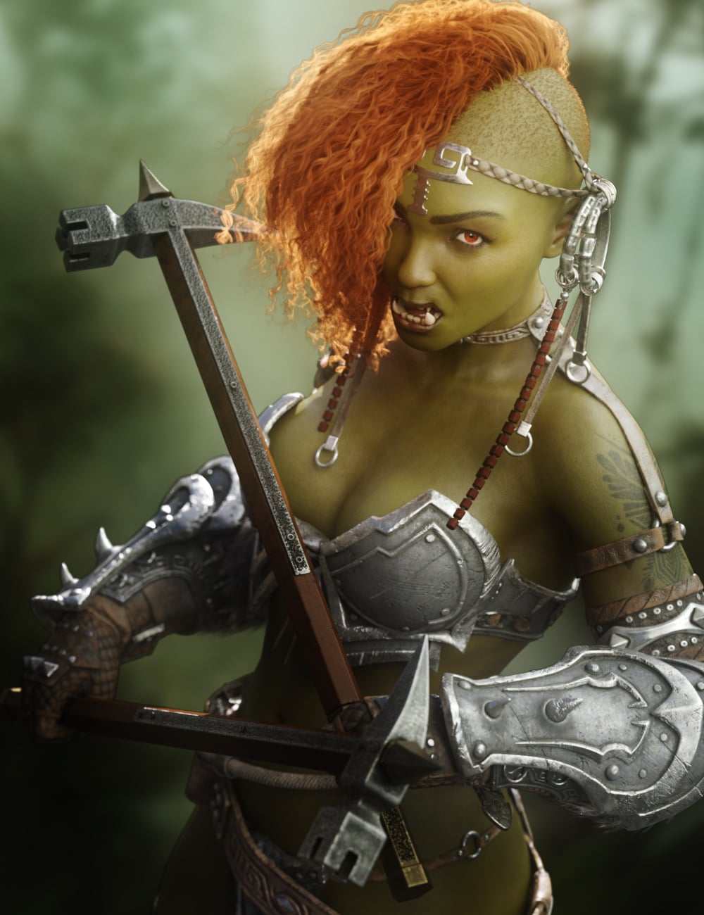 Asharac for Genesis 9 by: RawArt, 3D Models by Daz 3D