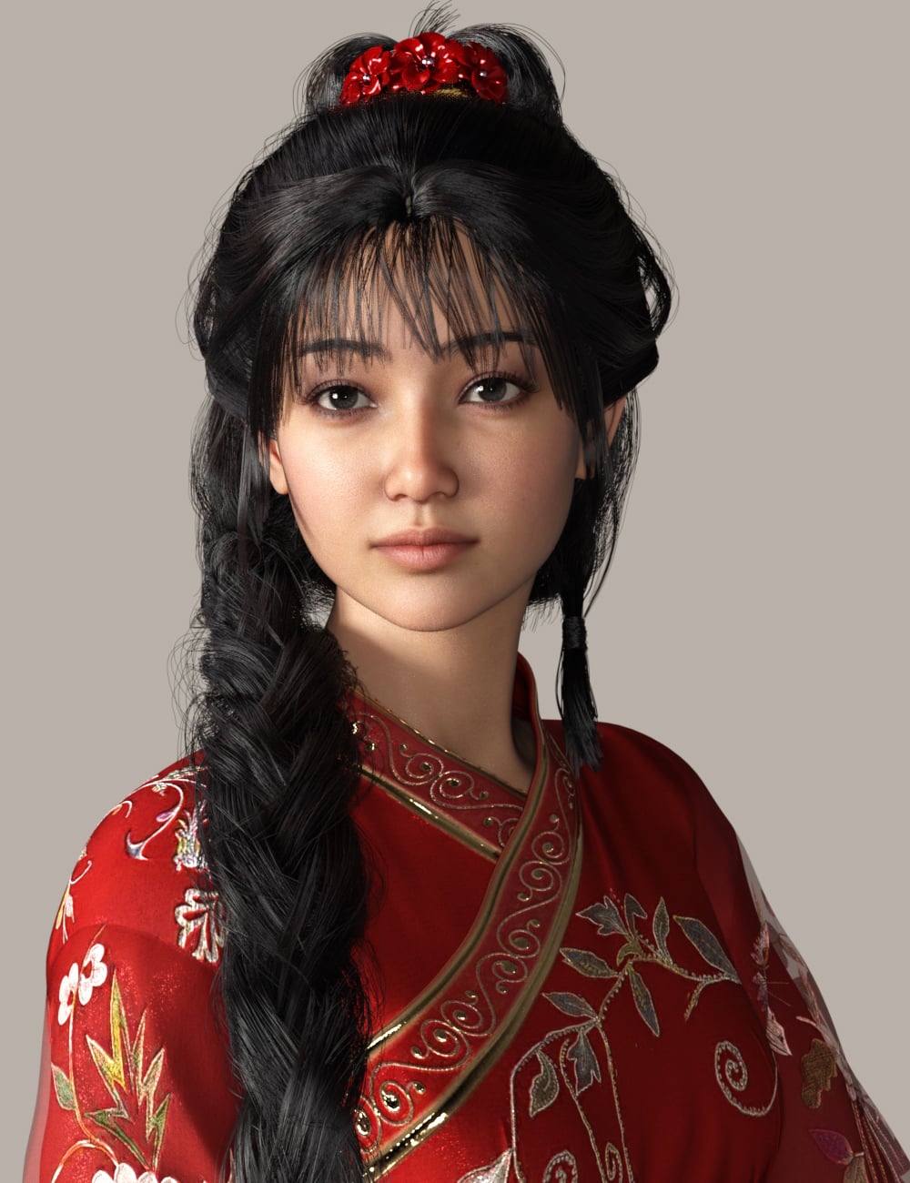 MRL Combinations: Long Fantasy Hair Pack 2 for Genesis 9 by: Mihrelle, 3D Models by Daz 3D
