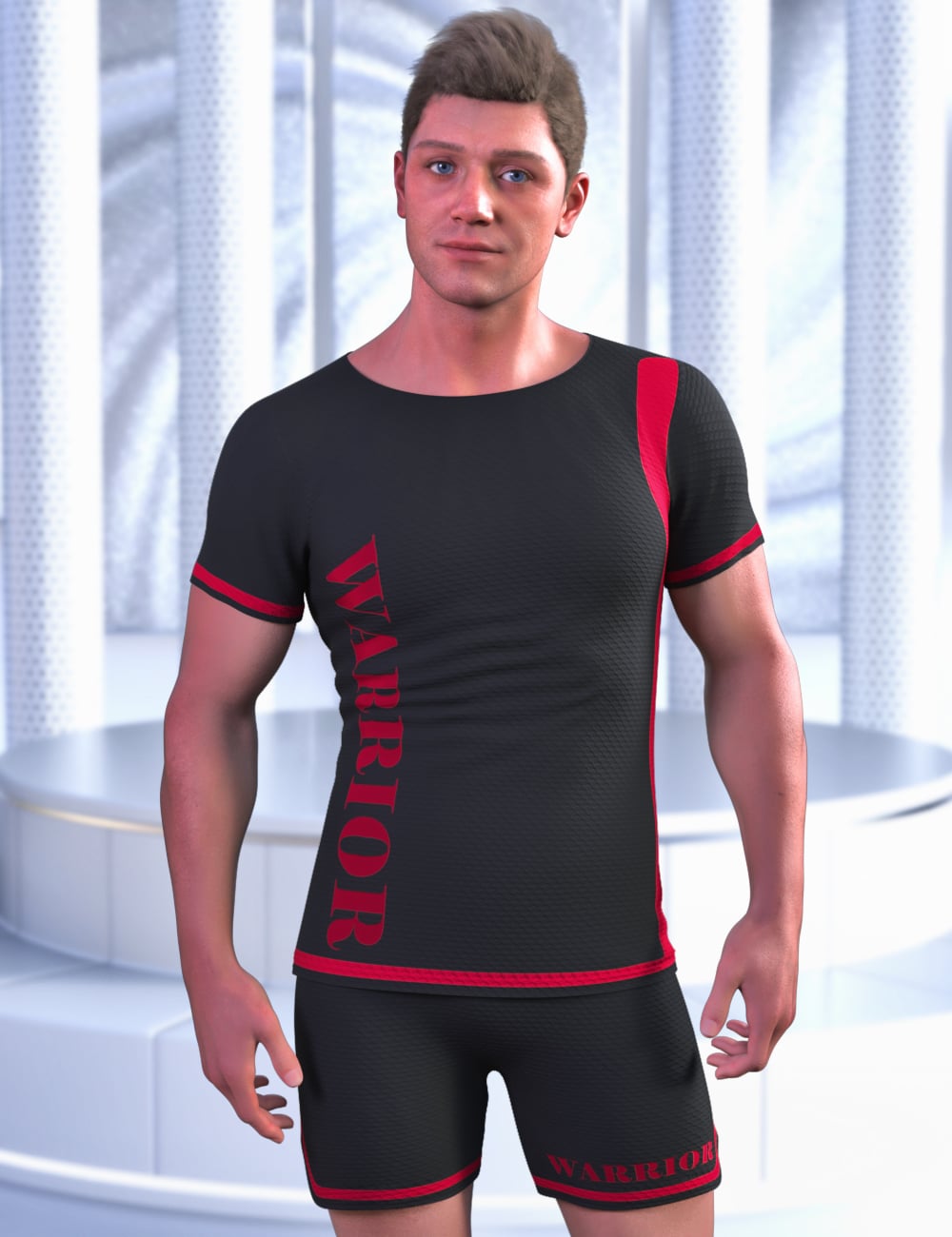 JMR dForce Rudolf Sportswear for Genesis 9 and 8 Male by: JaMaRe, 3D Models by Daz 3D
