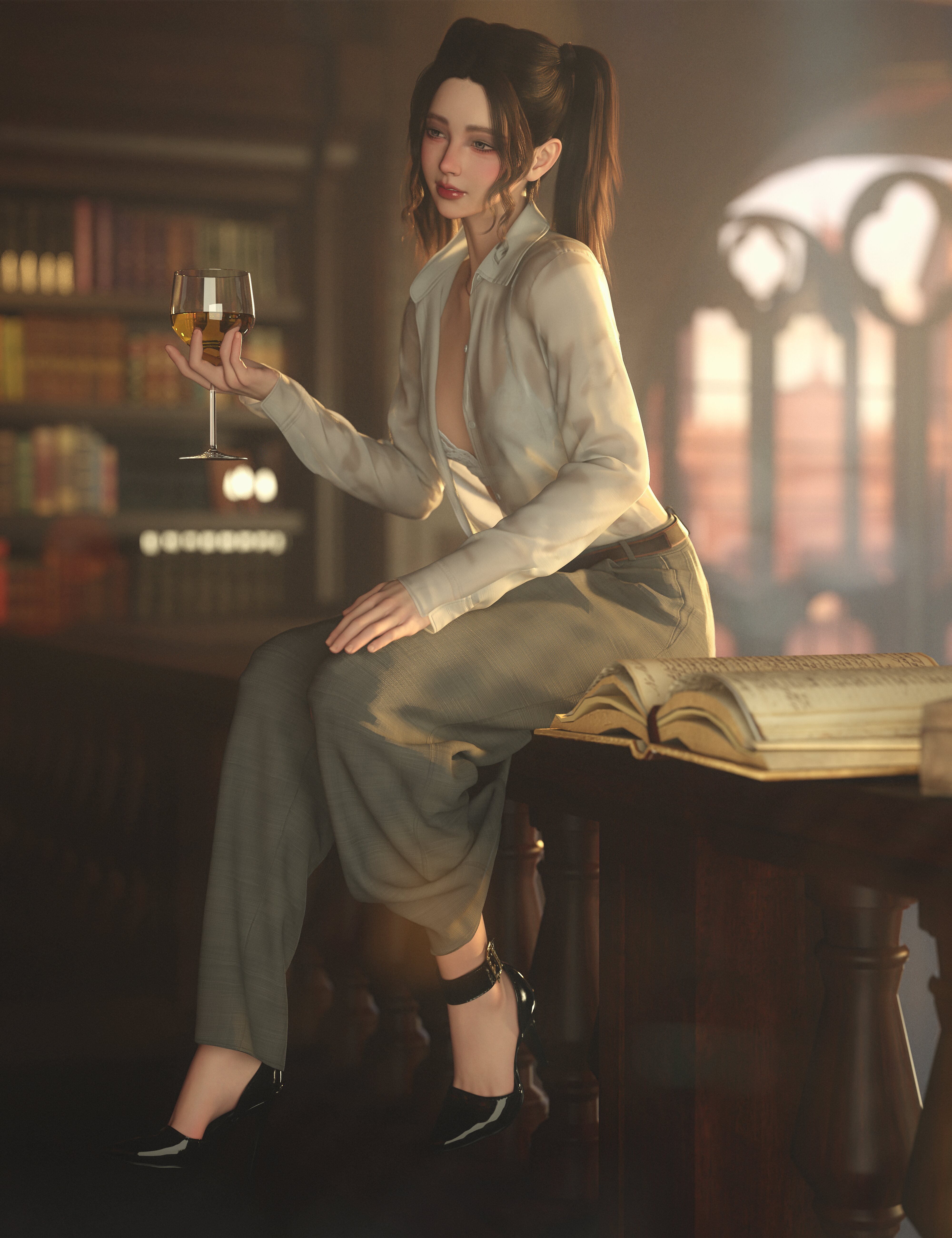 Noki Moliy HD for Genesis 9 by: Noki Saki, 3D Models by Daz 3D