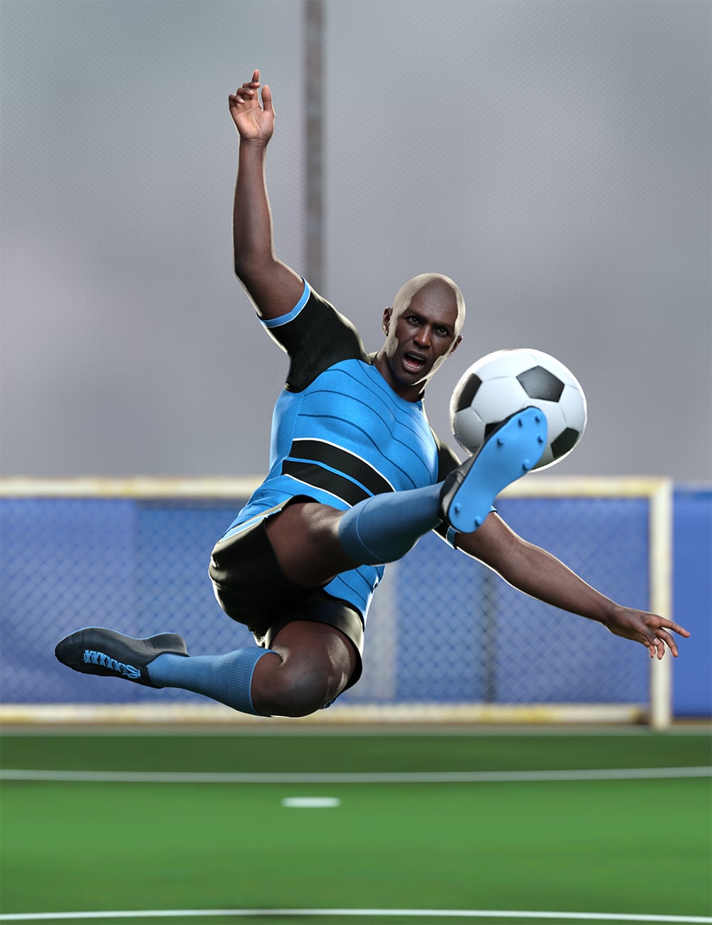 The Cup Poses for Genesis 9 and FPE Sport Balls In Motion by: Ensary, 3D Models by Daz 3D