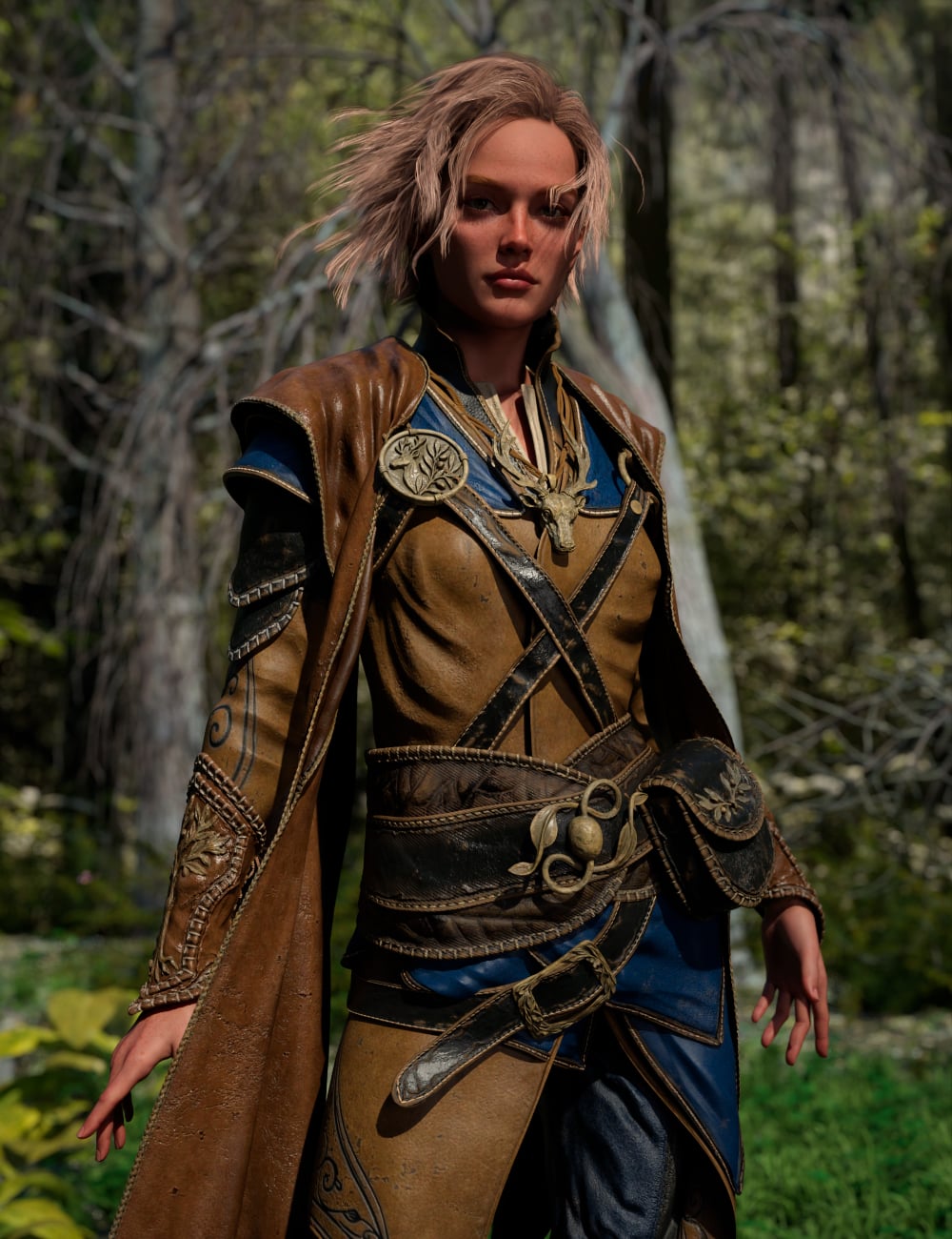 Druid HD Texture Expansion by: Luthbel, 3D Models by Daz 3D
