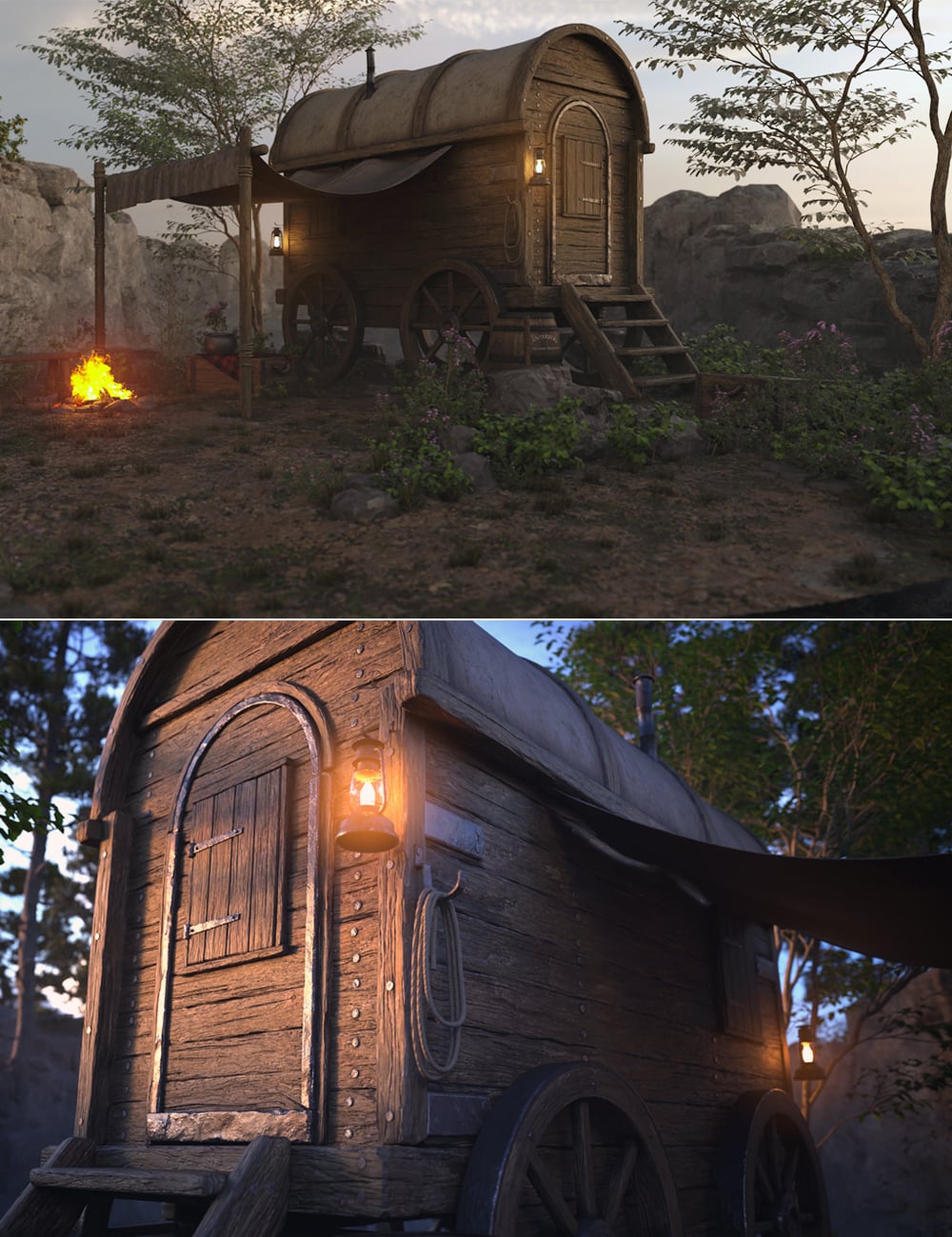 The Wayfarers Camp by: Stonemason, 3D Models by Daz 3D
