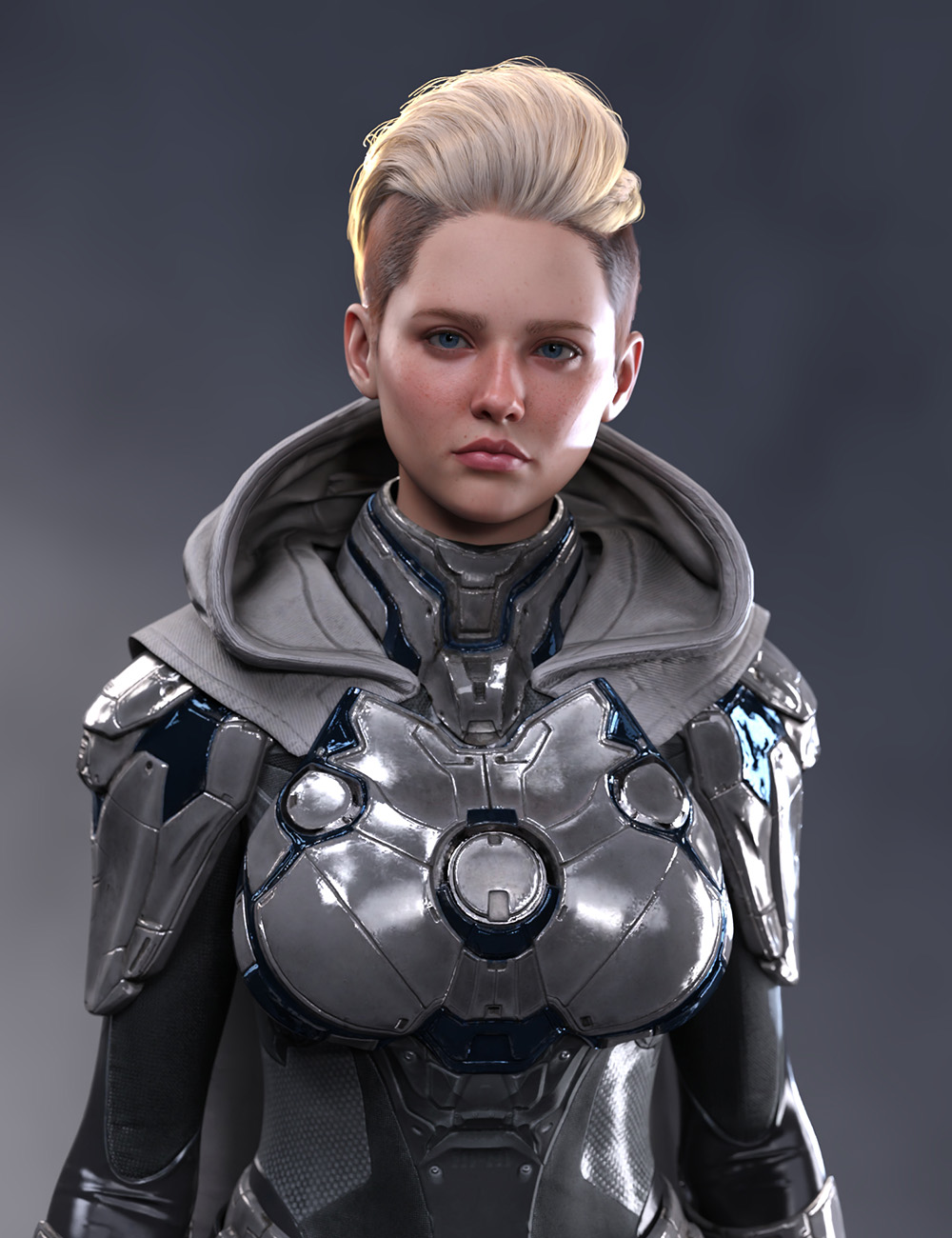 Princess Series Vanguard Armor for Genesis 9 by: Princess_pa, 3D Models by Daz 3D
