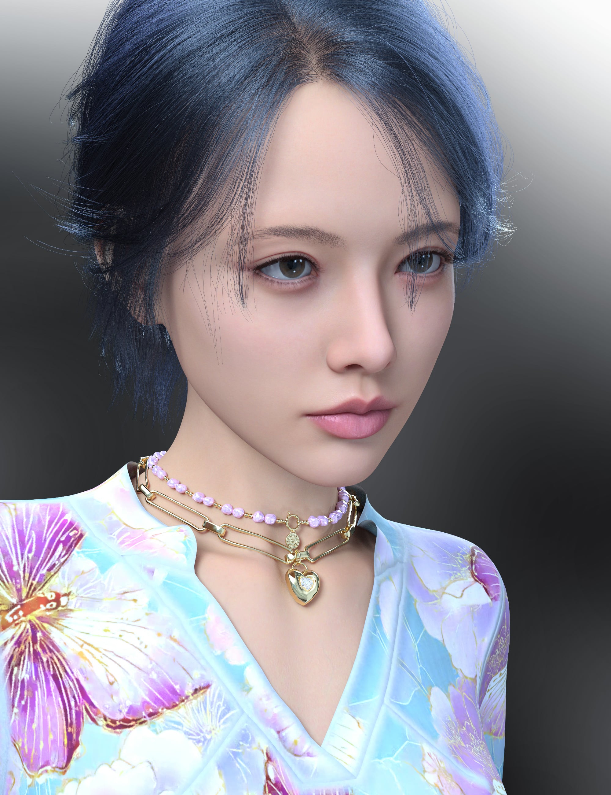 Vo Bly HD for Genesis 9 by: VOOTW, 3D Models by Daz 3D
