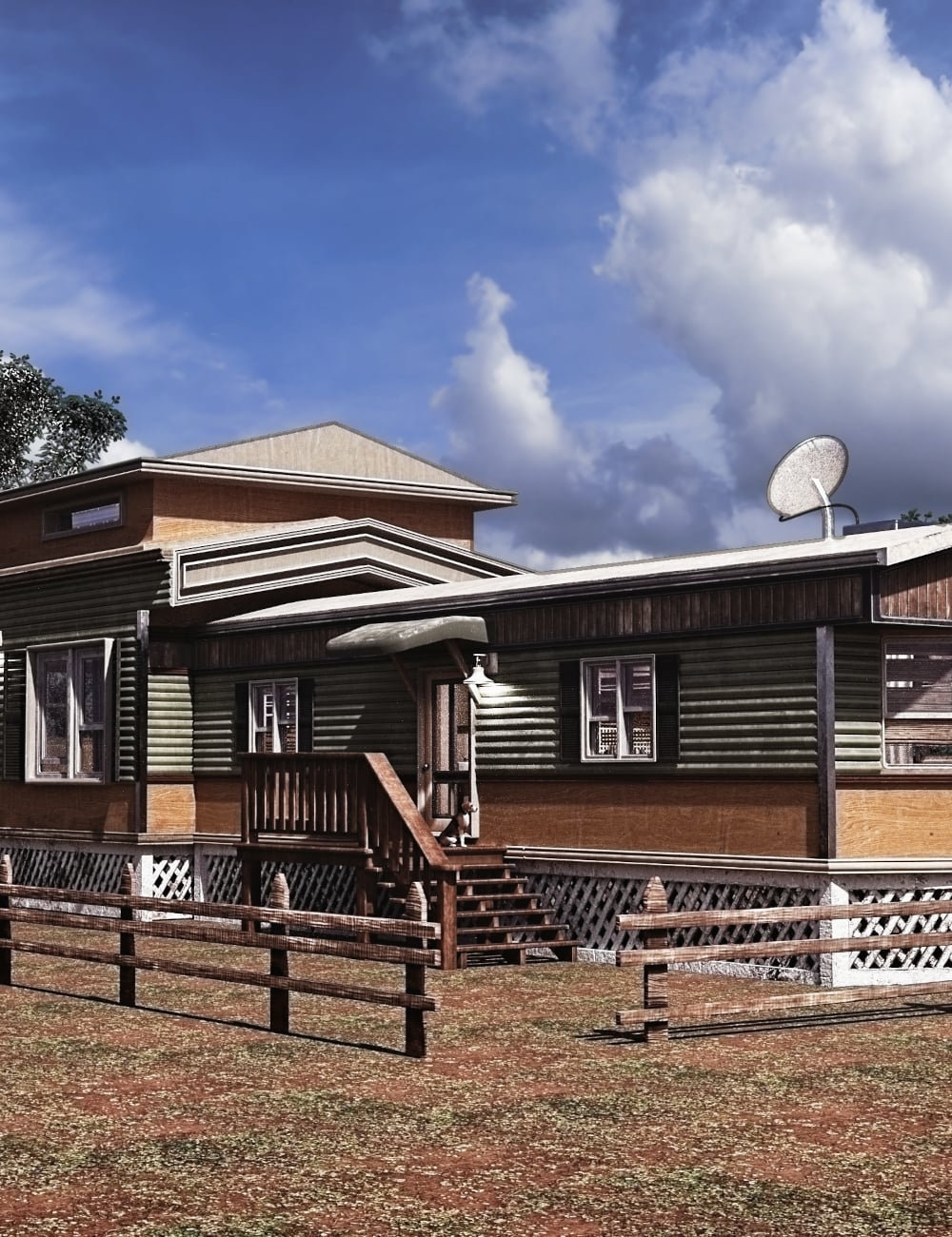 Retro Mobile Home by: Feng, 3D Models by Daz 3D