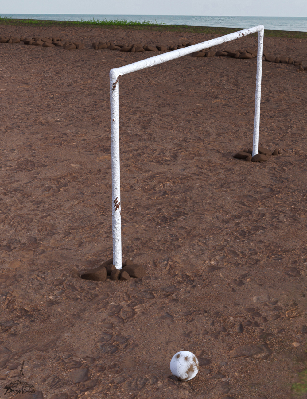 Soccer Sandlot by: Dieggo Masamune, 3D Models by Daz 3D
