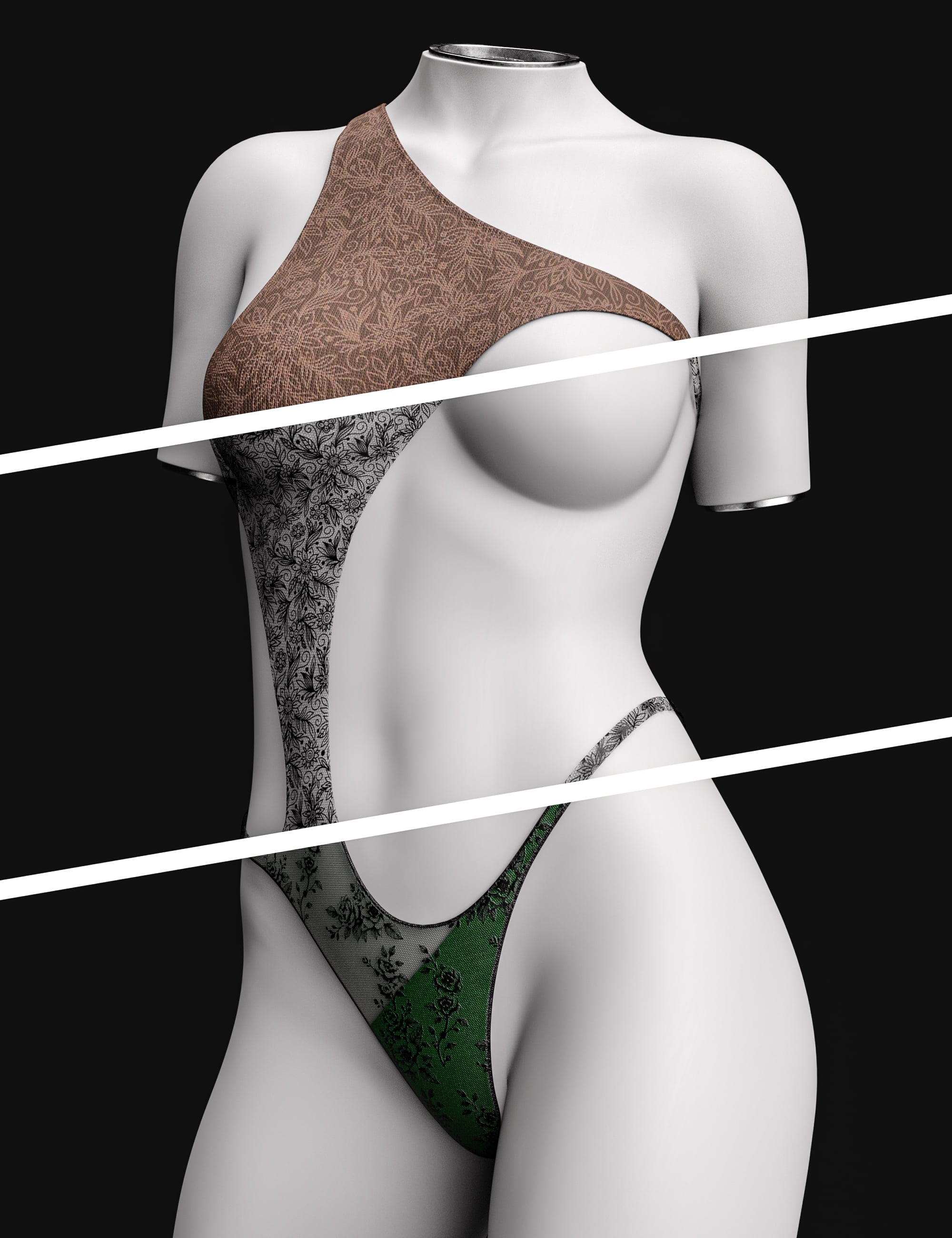 AH Blair Bodysuit Outfit Texture Add-on by: Avatar Haven, 3D Models by Daz 3D
