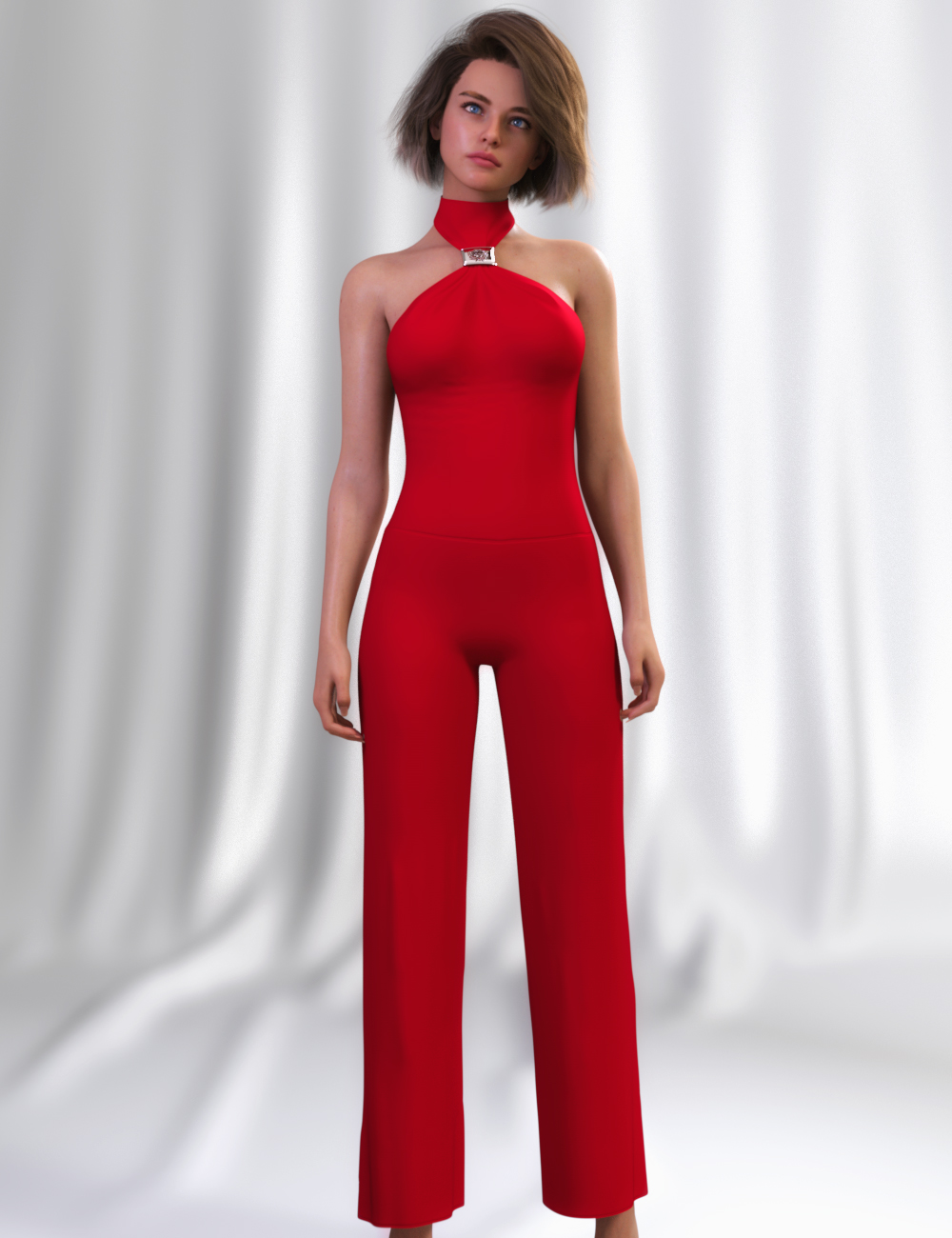 JMR dForce Darja Jumpsuit for Genesis 9 and 8 Female by: JaMaRe, 3D Models by Daz 3D