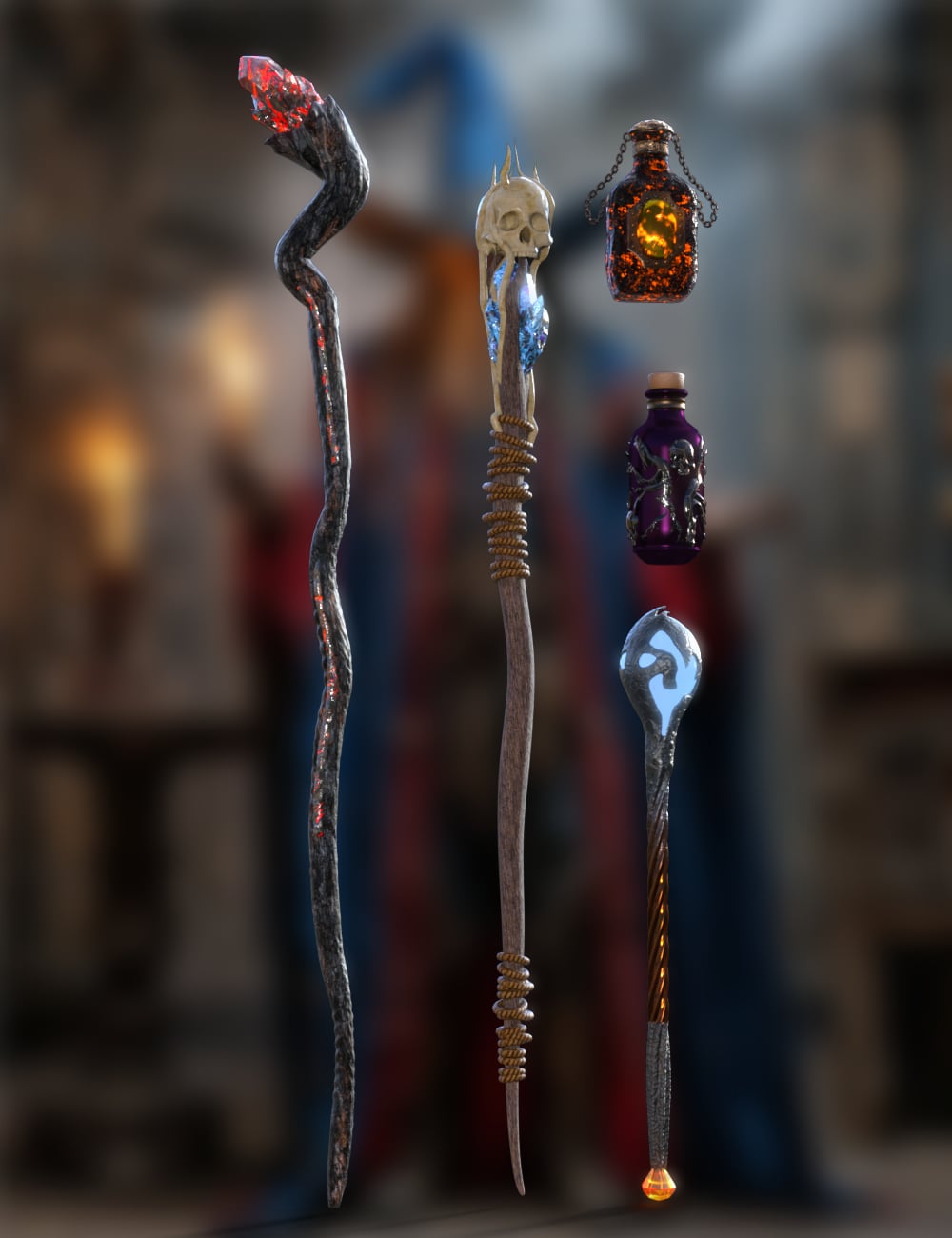 Sorcerer's Relics 2 by: PerspectX, 3D Models by Daz 3D