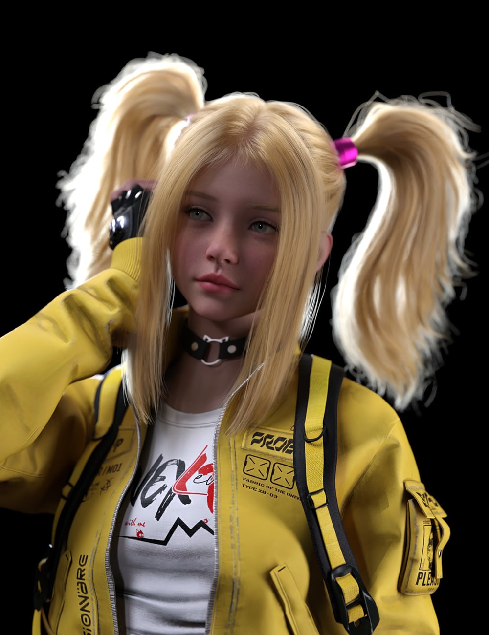 dForce Princess Series Harley Twintails by: Princess_pa, 3D Models by Daz 3D