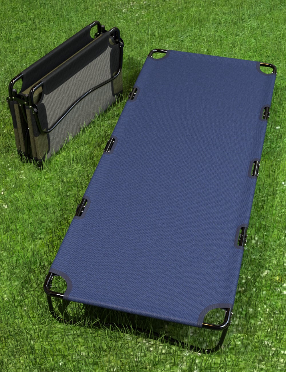 PreT Camper Cot by: elleque, 3D Models by Daz 3D