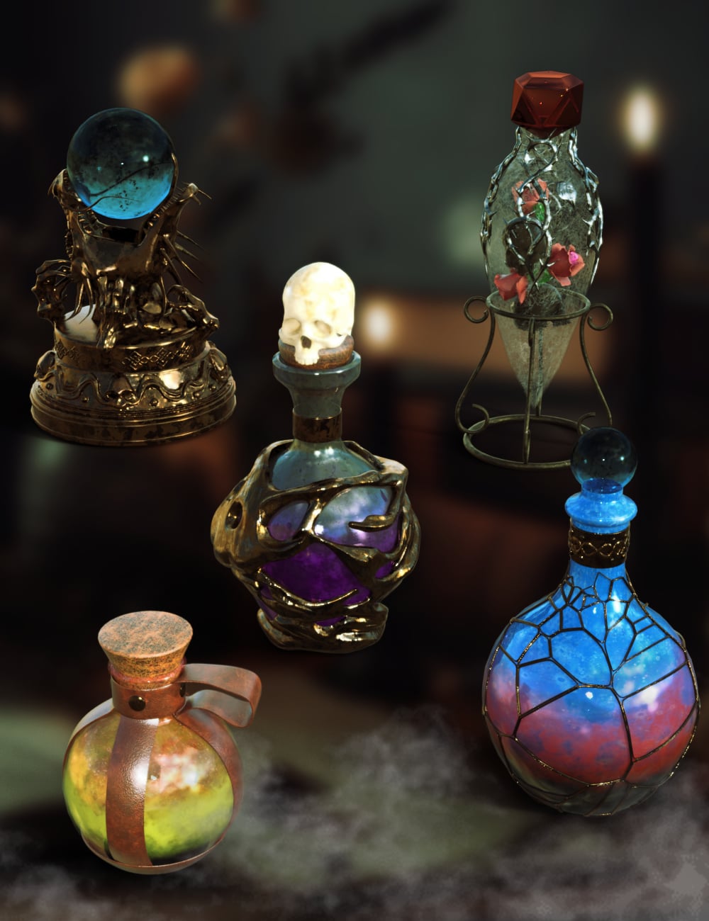 Sorcerer's Relics 3 by: PerspectX, 3D Models by Daz 3D