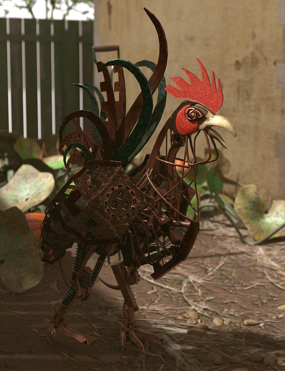 Bock Bock Bot Cockerel by: ForbiddenWhispersDavid Brinnen, 3D Models by Daz 3D