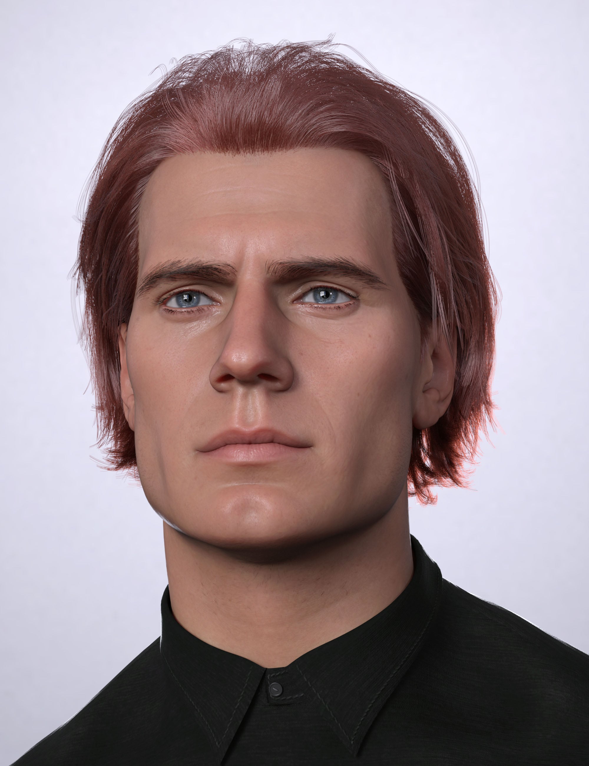 dForce AK Weathered Hair for Genesis 9 by: Art Ken, 3D Models by Daz 3D