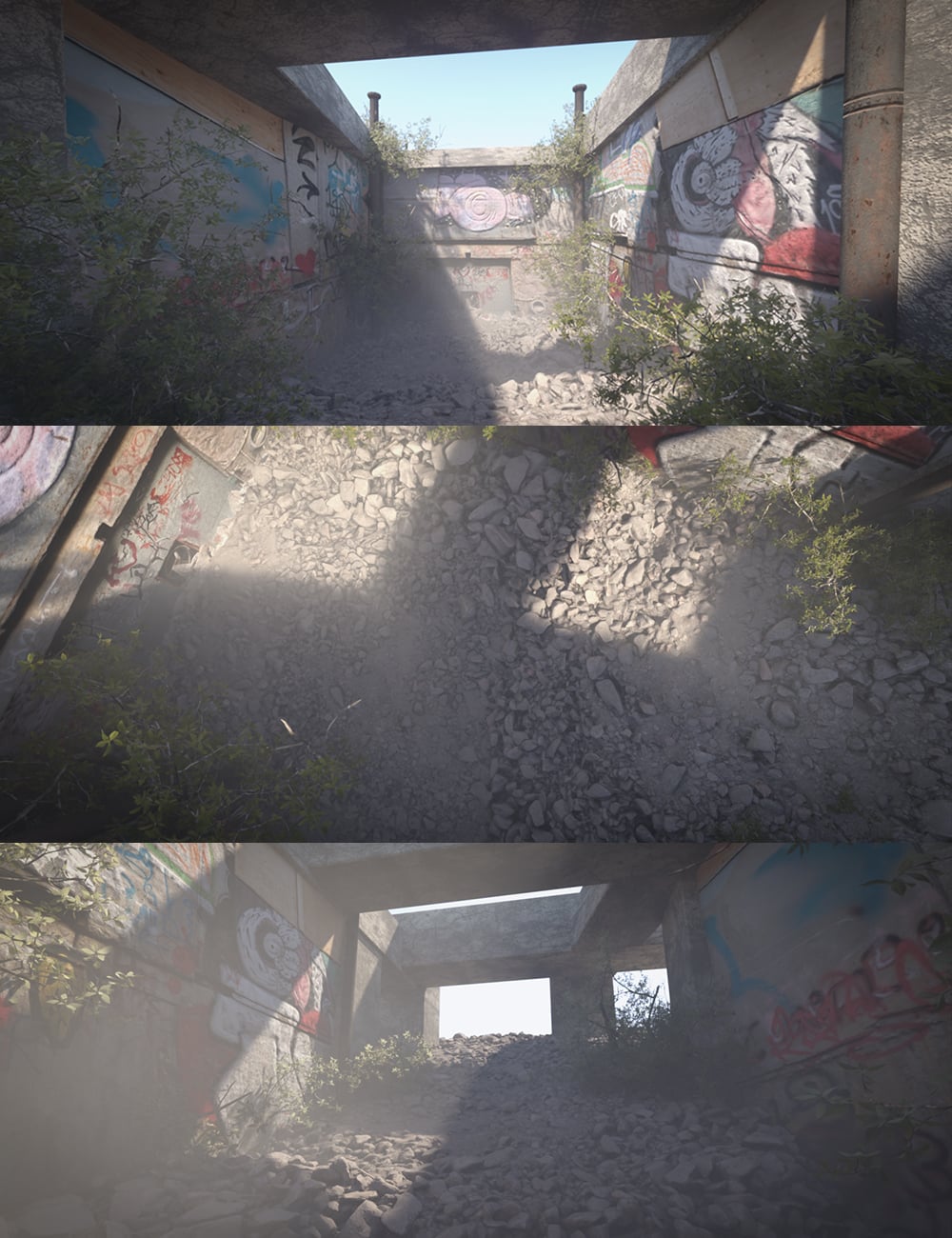 Abandoned Urban Corner by: Dreamlight, 3D Models by Daz 3D