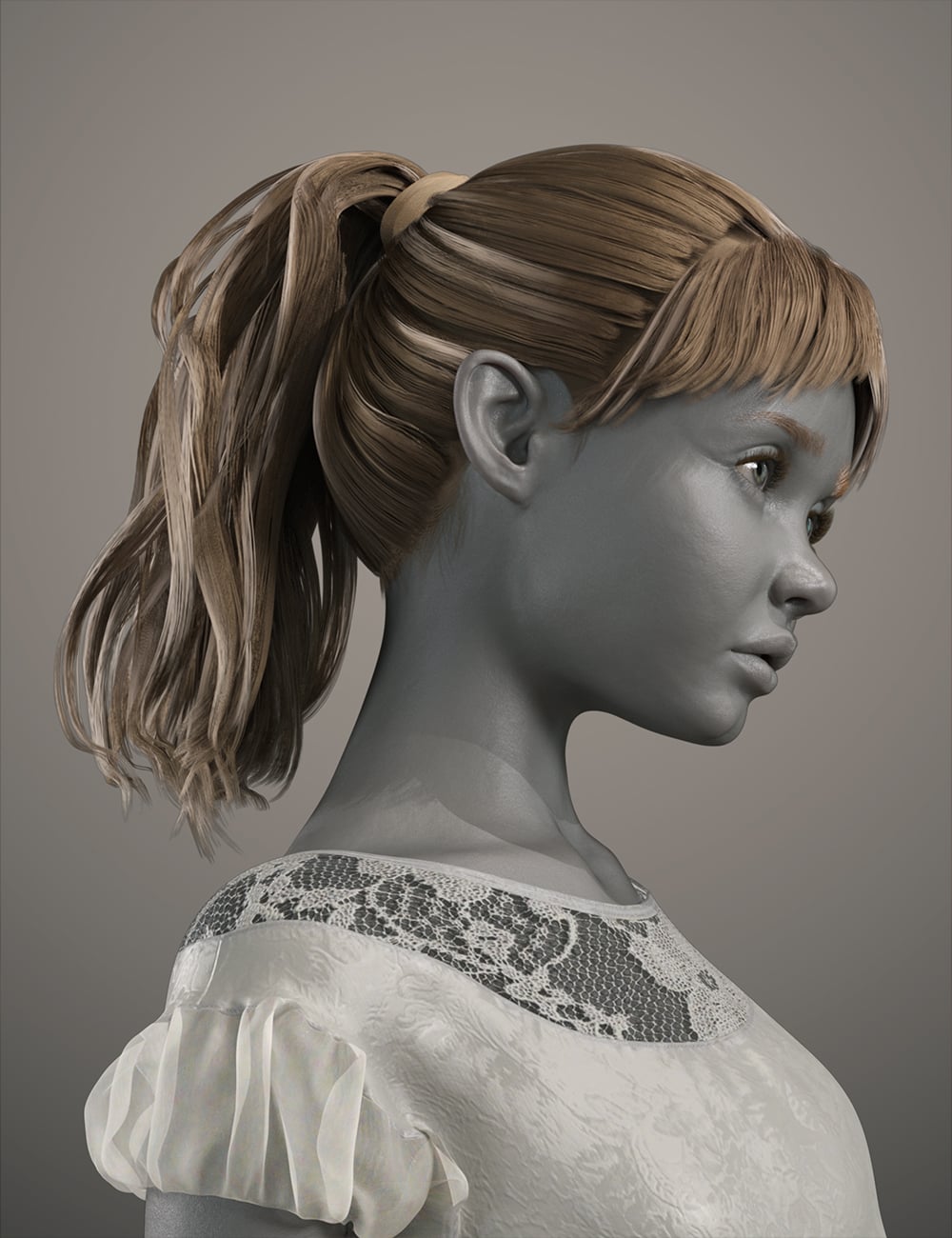 Lenu Hair for Genesis 9 by: Chrryt, 3D Models by Daz 3D