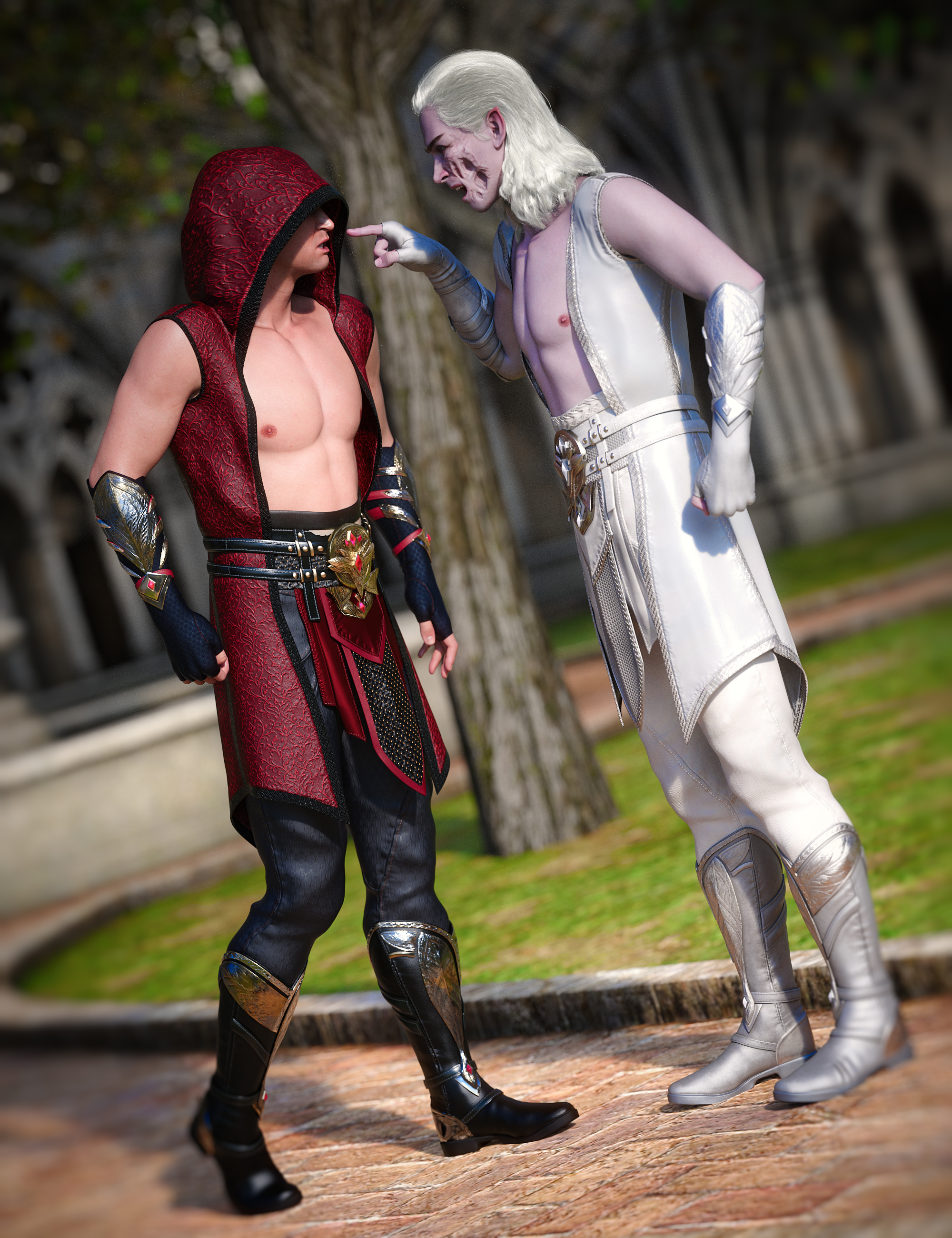 Elarion Outfit for Genesis 9 Add On Textures by: Mada, 3D Models by Daz 3D