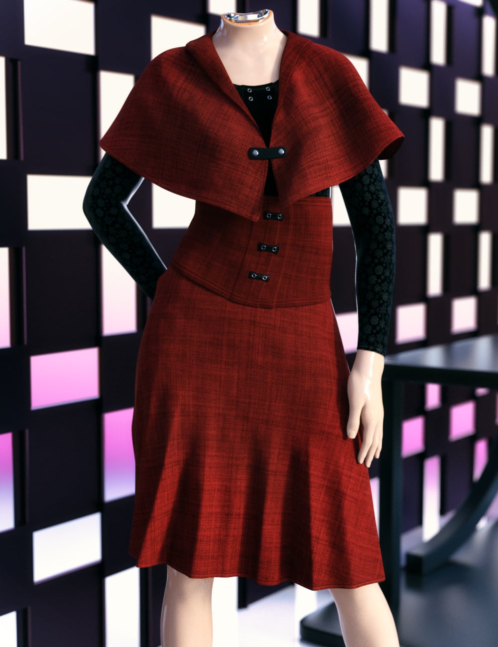 dForce Journey Dress for Genesis 9 by: tentman, 3D Models by Daz 3D