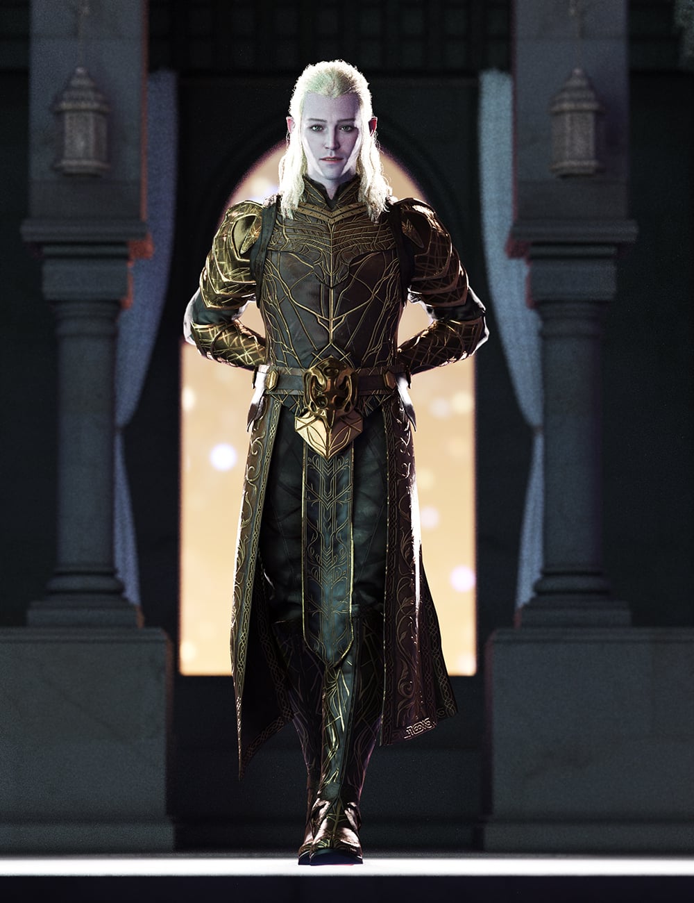 High Elf Council Poses for Genesis 9 by: Ensary, 3D Models by Daz 3D