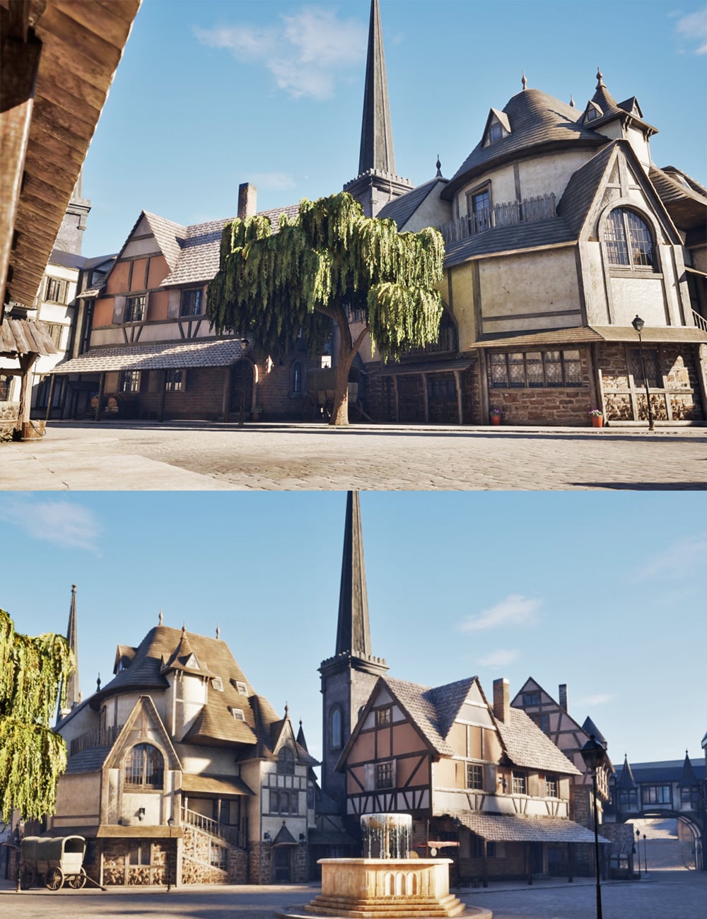 XI Fantasy Village by: Xivon, 3D Models by Daz 3D