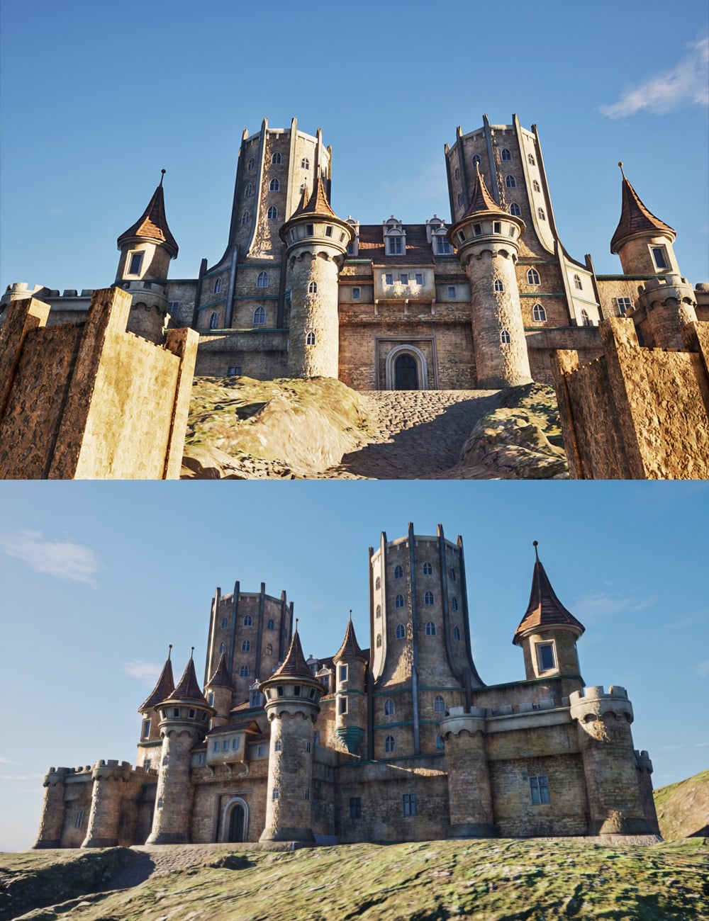 XI Fantasy Castle by: Xivon, 3D Models by Daz 3D
