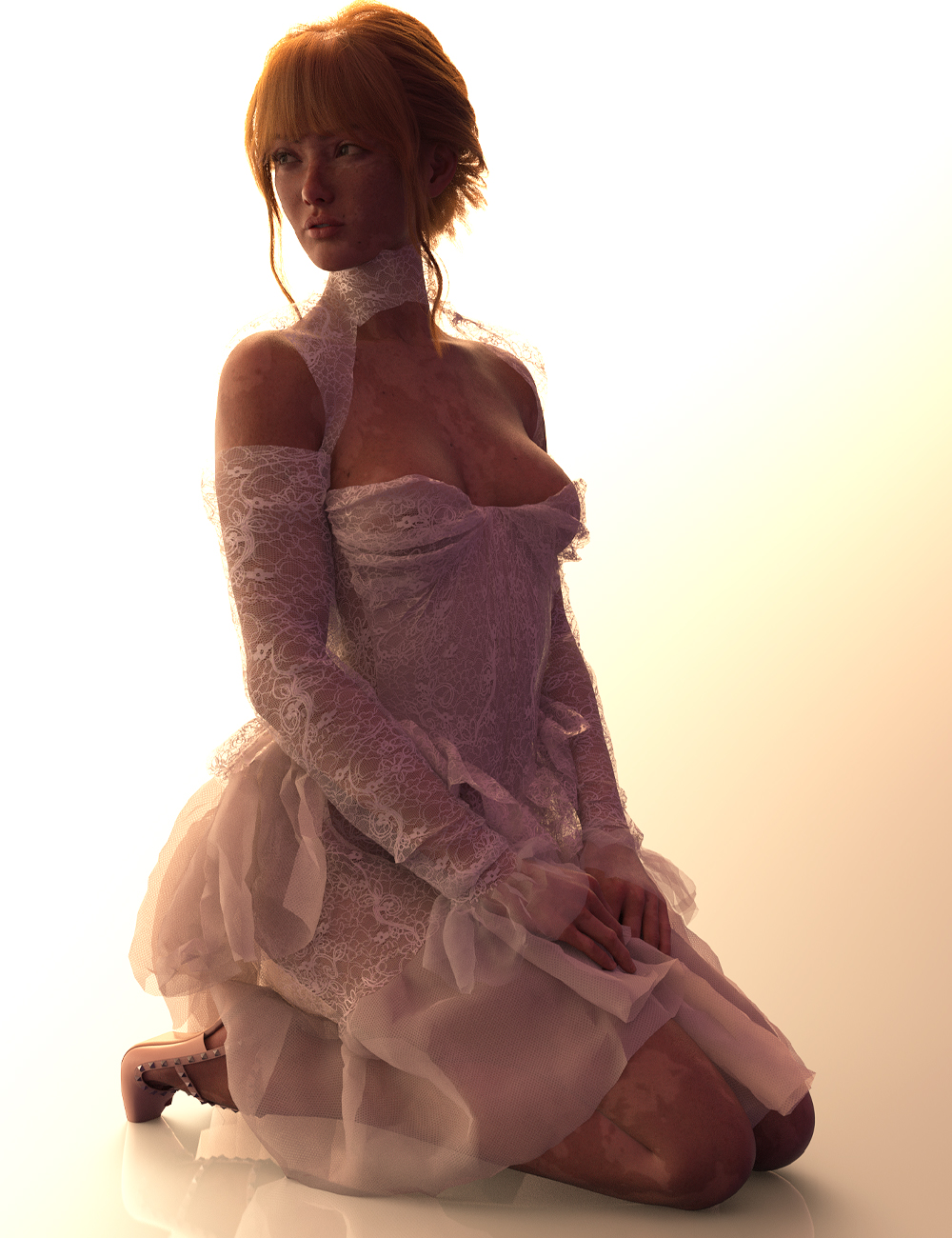 dForce Lacy Corset Set for Genesis 9 by: Alodia Thaliel, 3D Models by Daz 3D