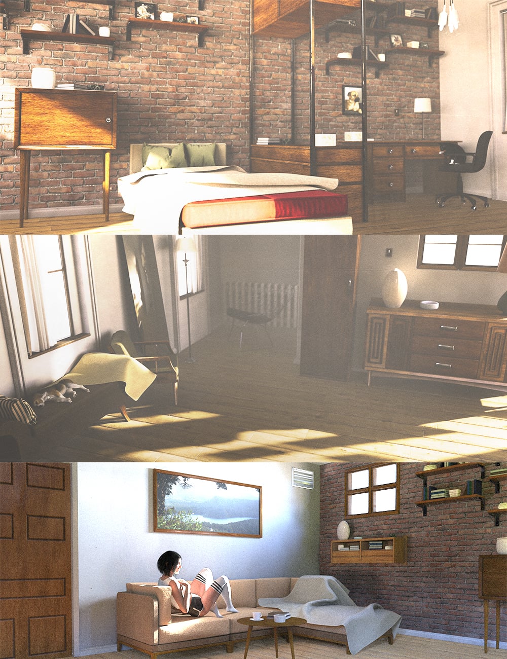 The Downtown Studio by: Feng, 3D Models by Daz 3D