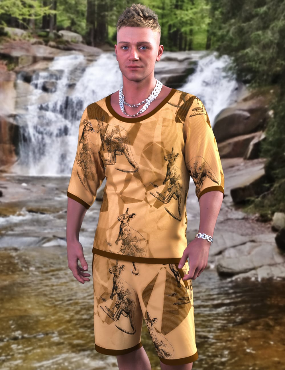 JMR dForce Cedrick Outfit for Genesis 9 and 8 Male by: JaMaRe, 3D Models by Daz 3D