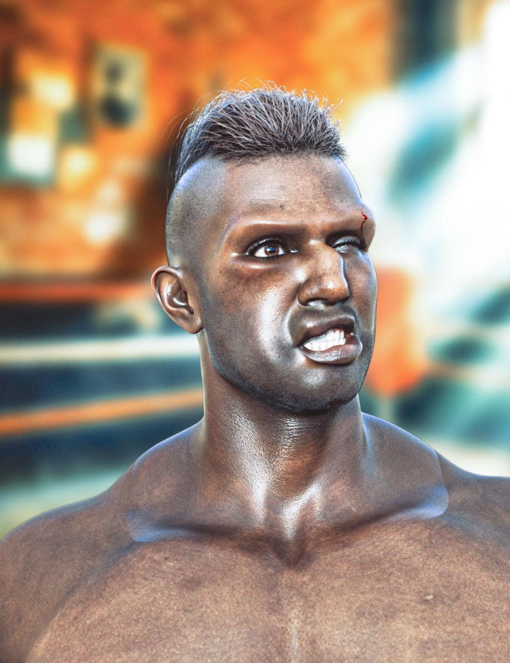 GNBD Boxing Morphs 2 and Poses for Genesis 9 Base by: Giko, 3D Models by Daz 3D