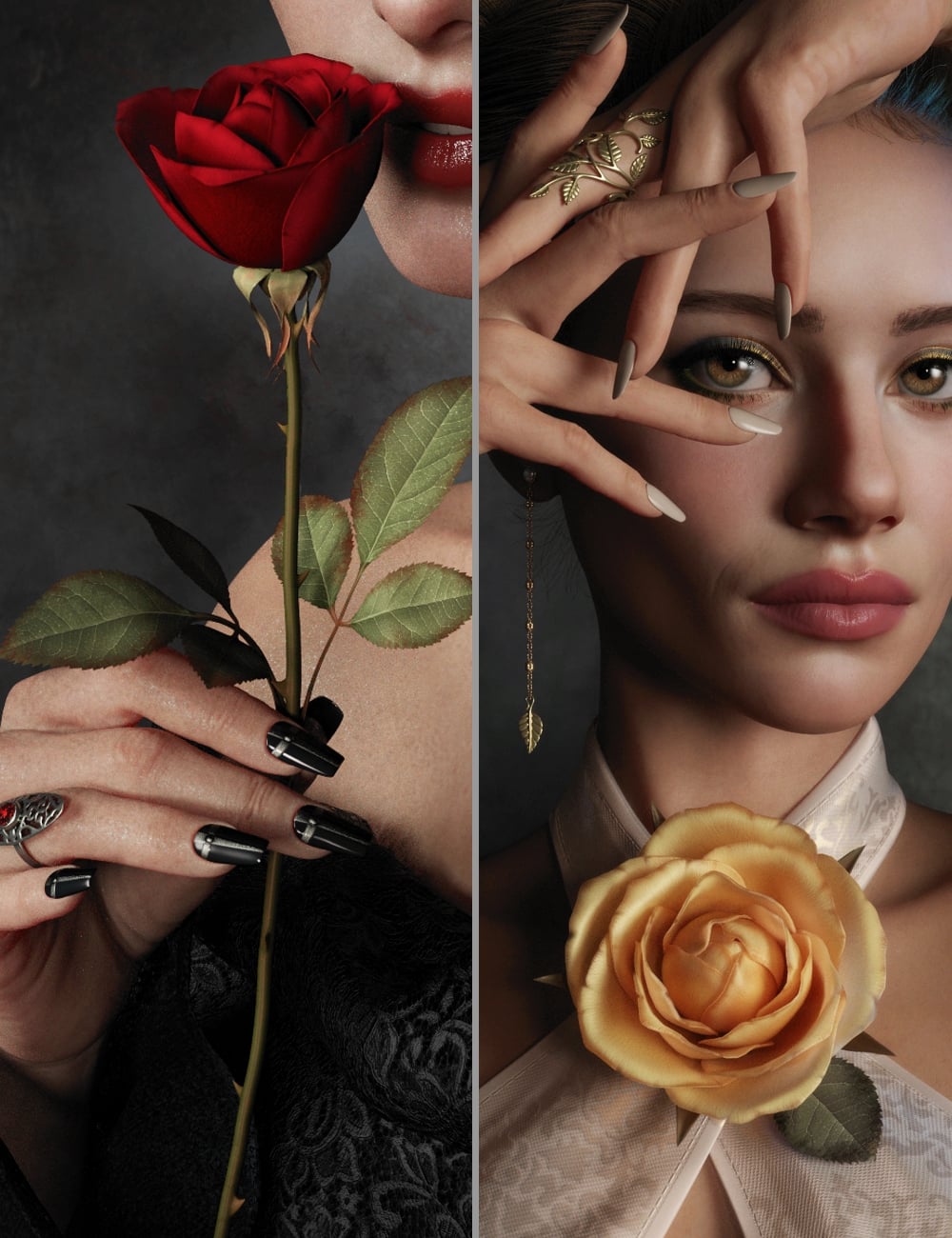 FK AltaRossa Garments and Props BUNDLE by: Fabiana, 3D Models by Daz 3D