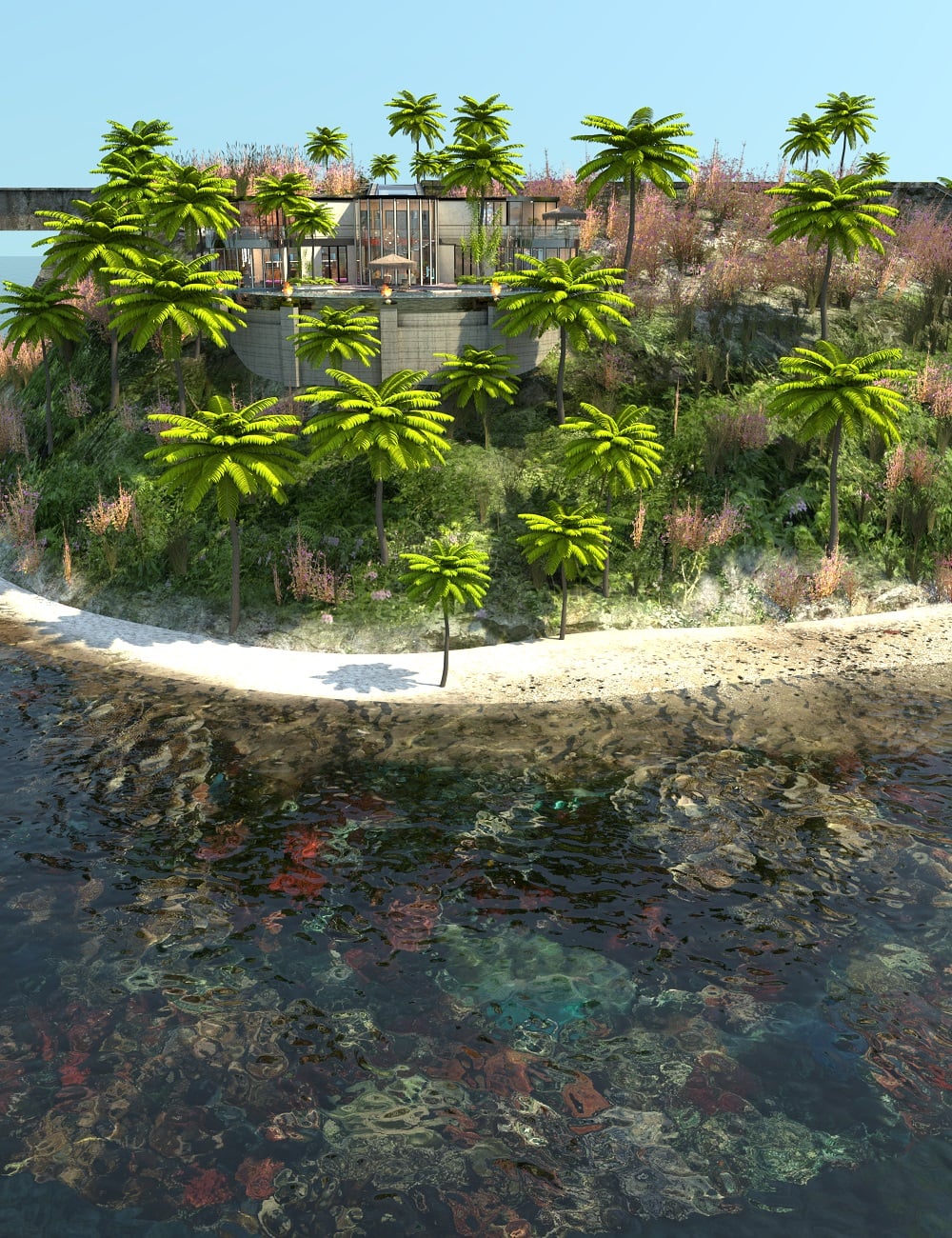 PW Private Island Villa by: PW Productions, 3D Models by Daz 3D